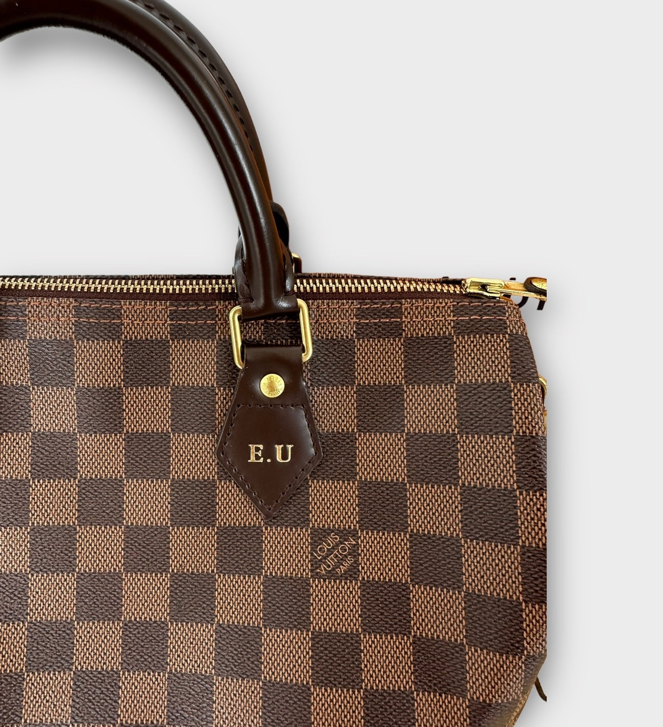 Sac Speedy 30 Damier ébène Louis Vuitton