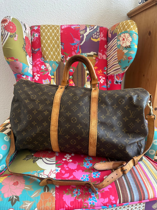 Louis Vuitton Keepall 50 bandoulière Monogram