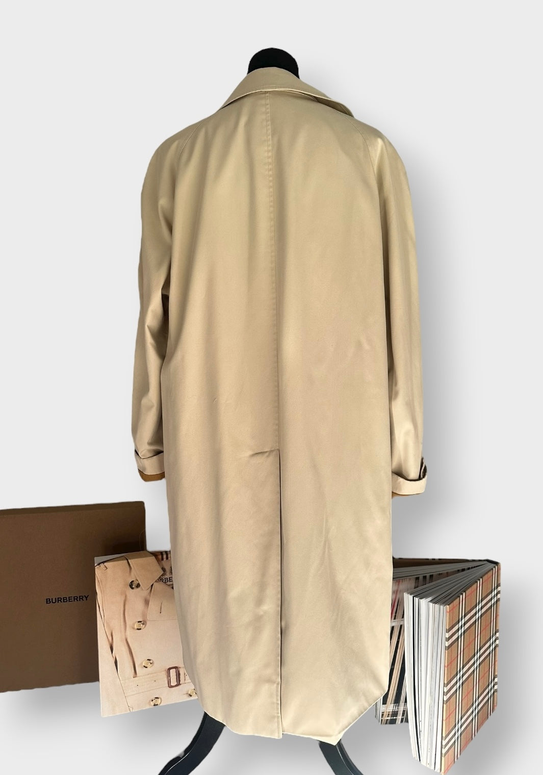 Burberry - vintage Trench-coat « Camden » beige clair | T.L