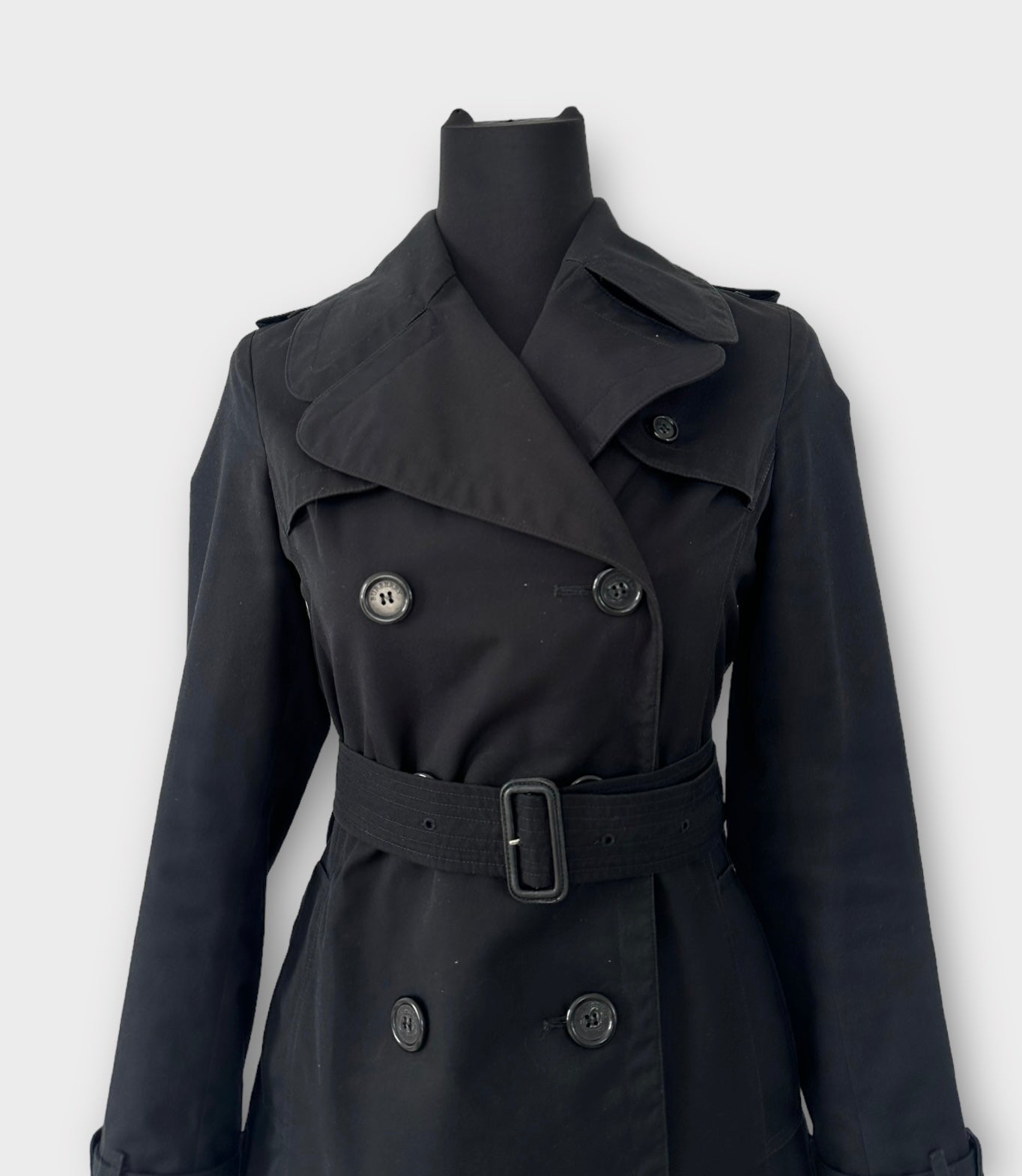 Trench-coat Burberry « the Chelsea » heritage noir/ T.S