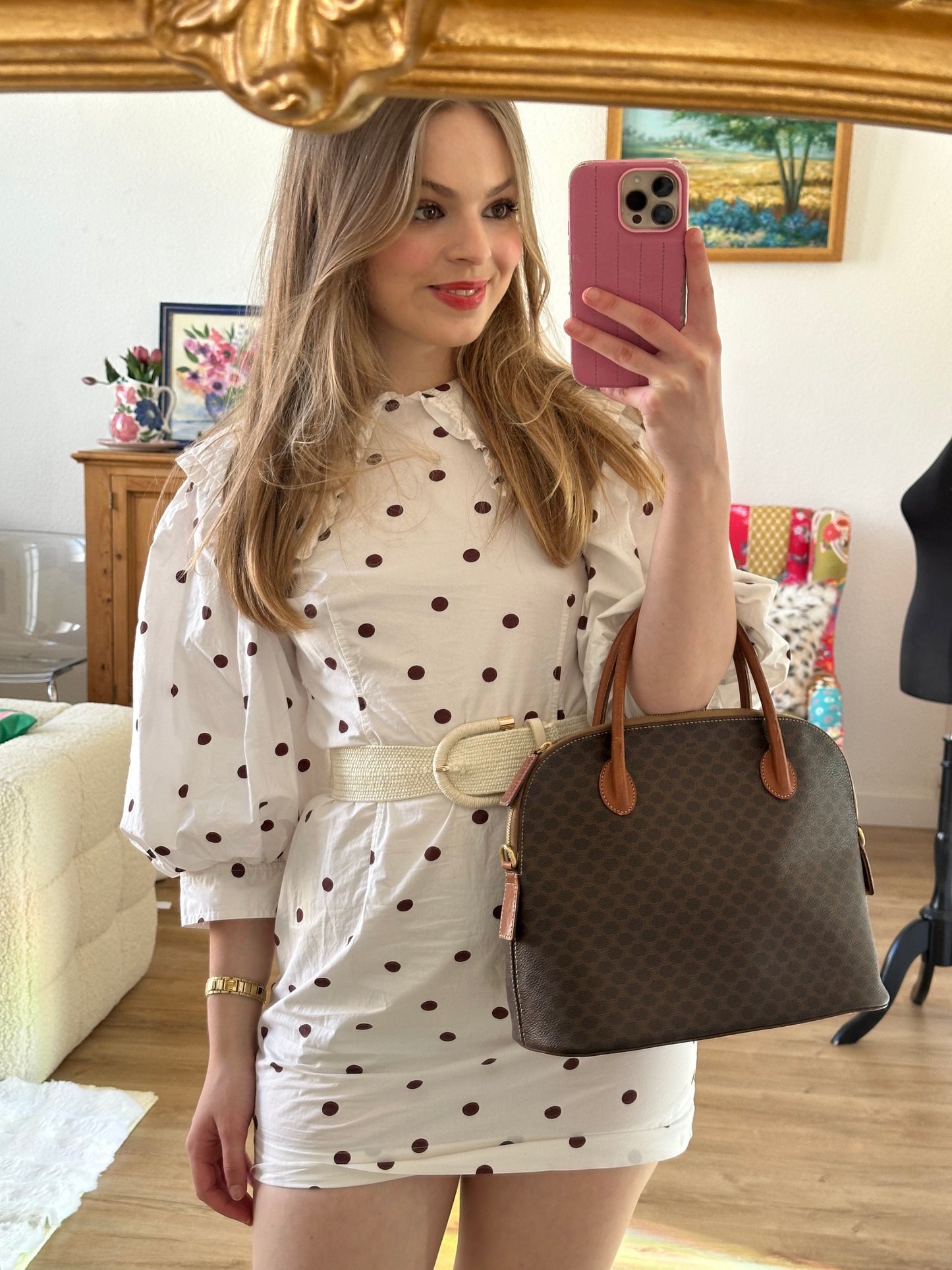Celine - Sac toile macadam vintage