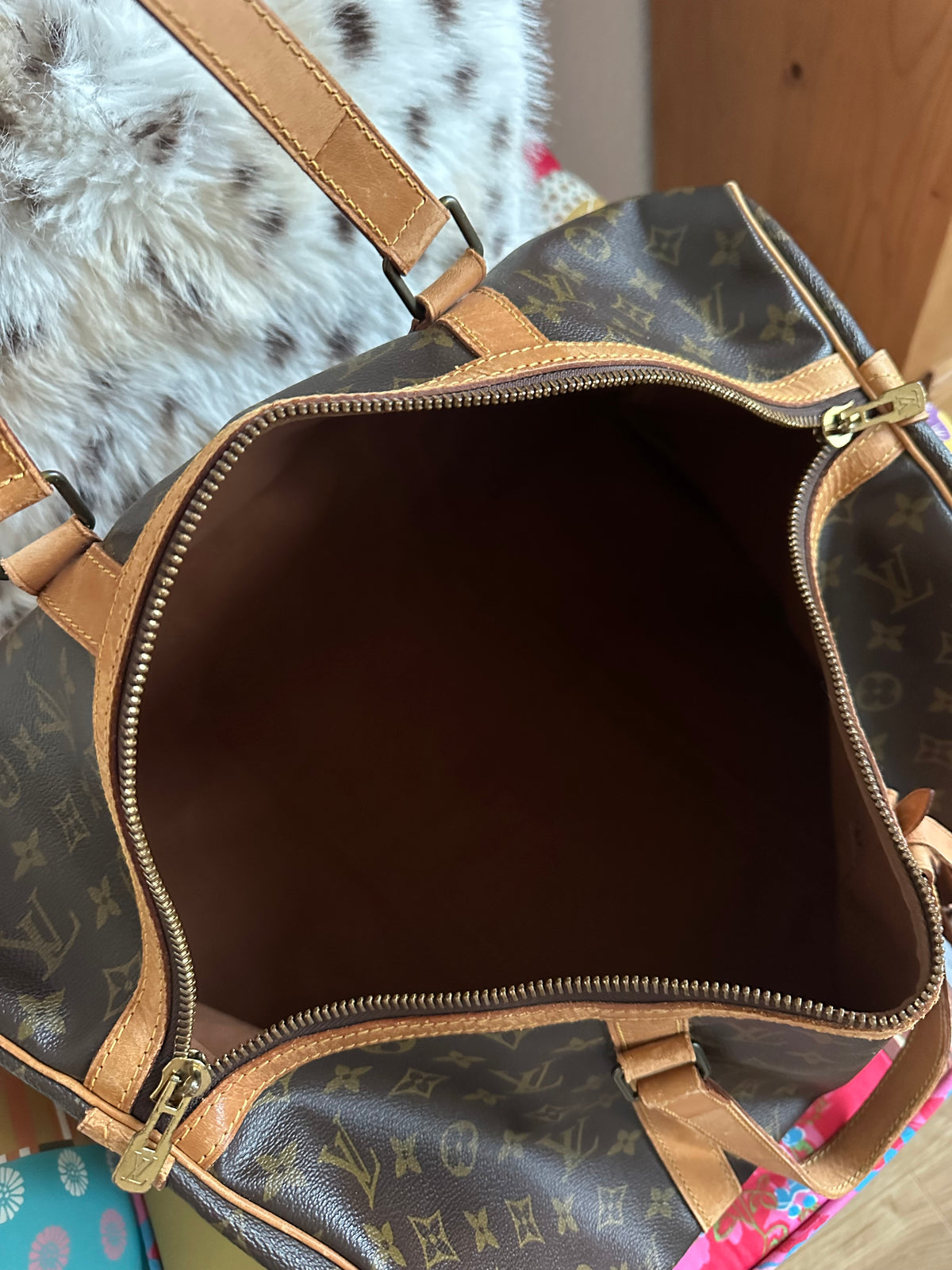Occasion Louis Vuitton sac souple 45 Monogram