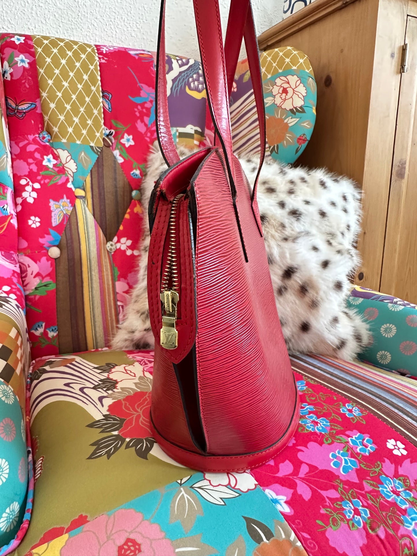 Louis Vuitton - Saint-Jacques cuir épis rouge vintage