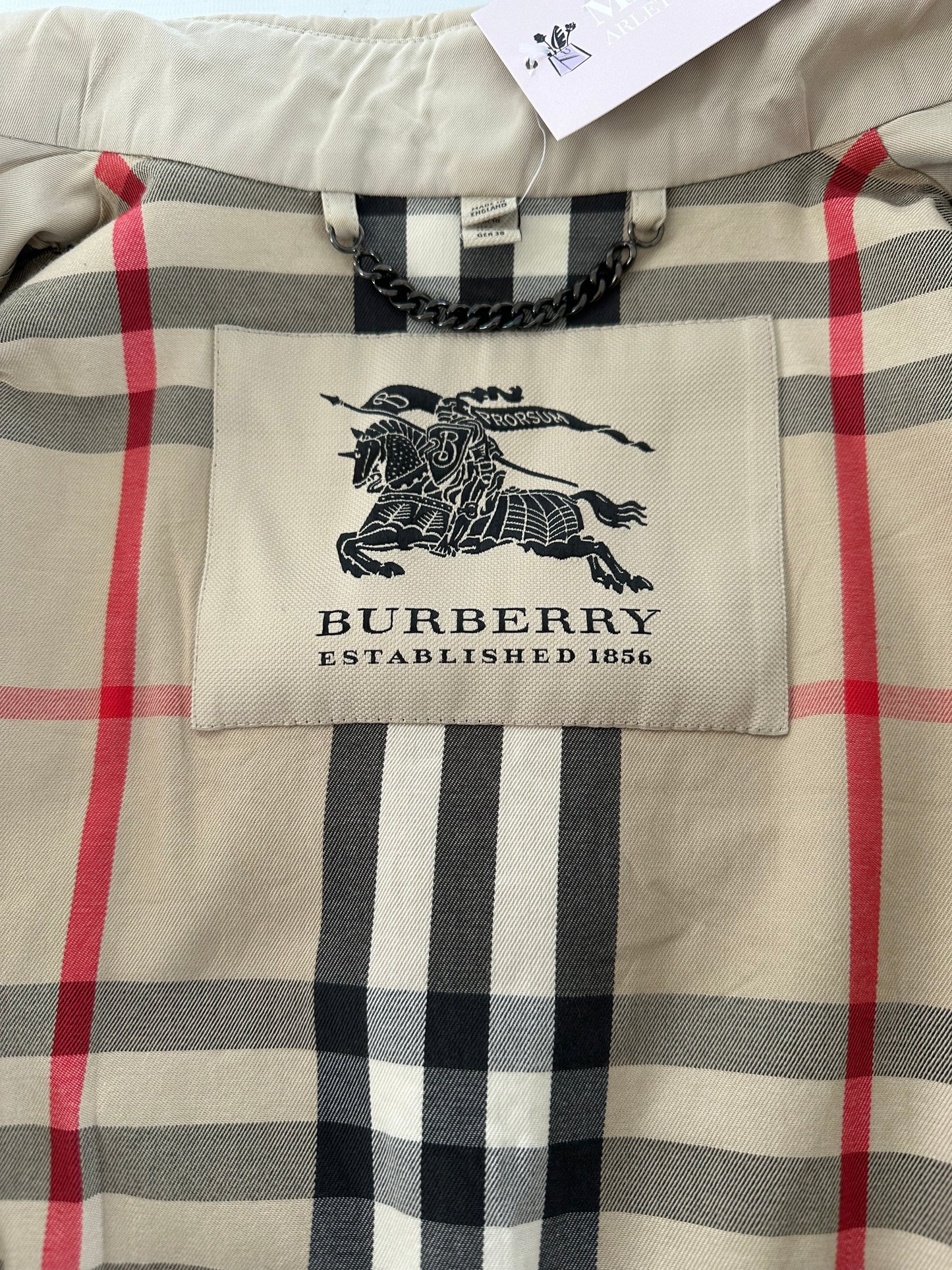 Trench-coat Burberry « the Chelsea » heritage Stone/ T.L