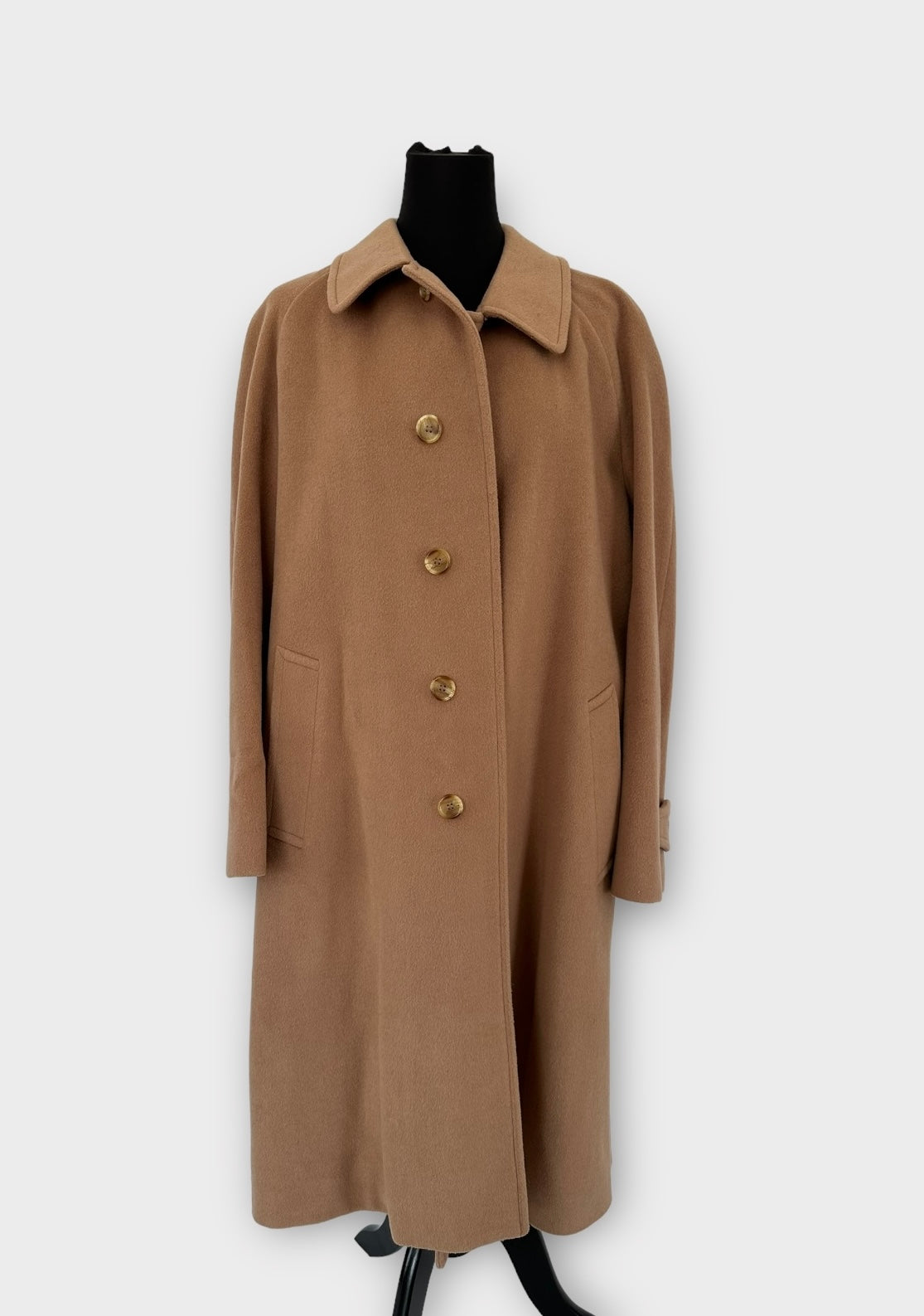 Manteau Burberry camel « Camden » en laine