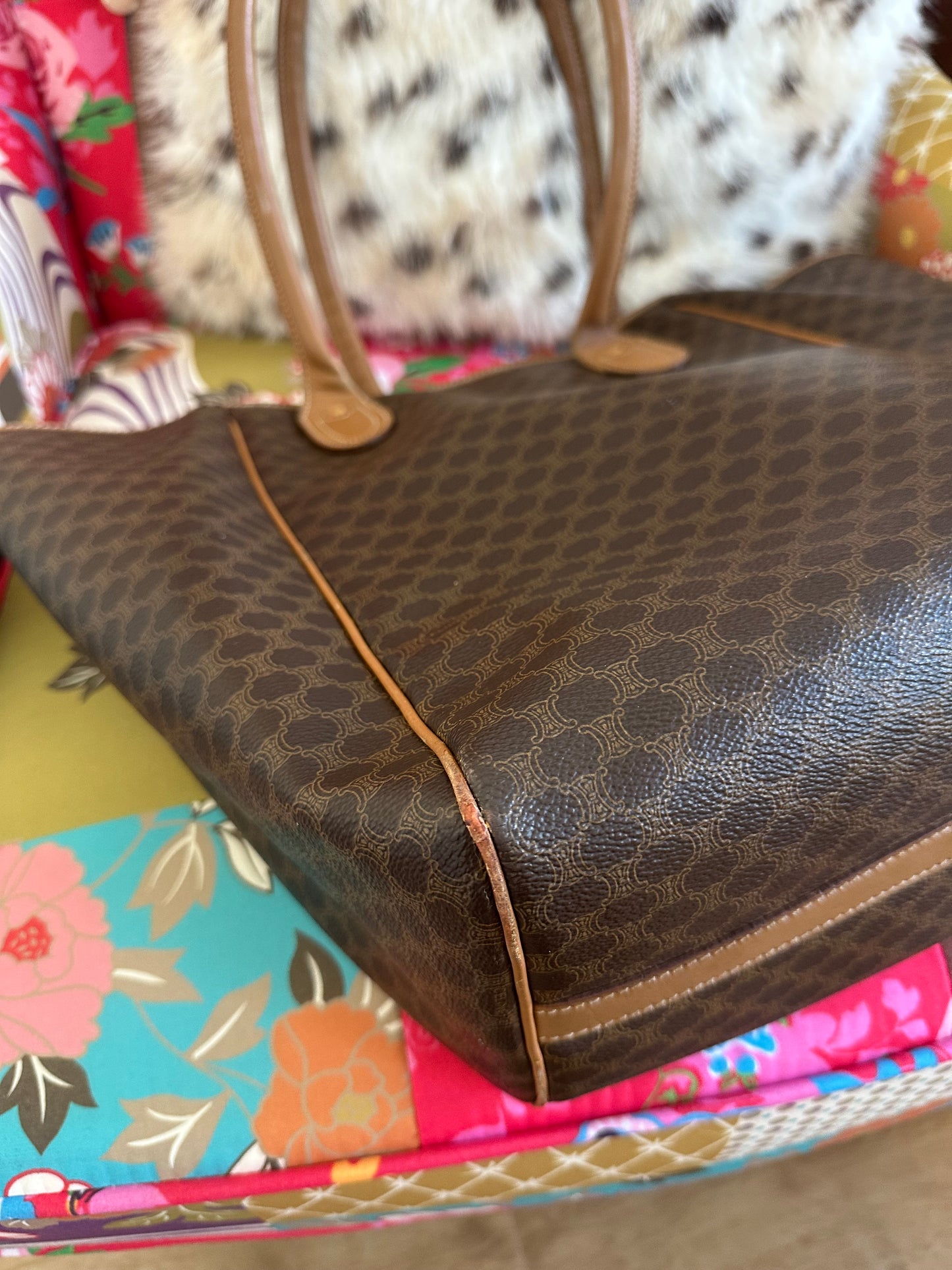Celine - Sac toile macadam vintage