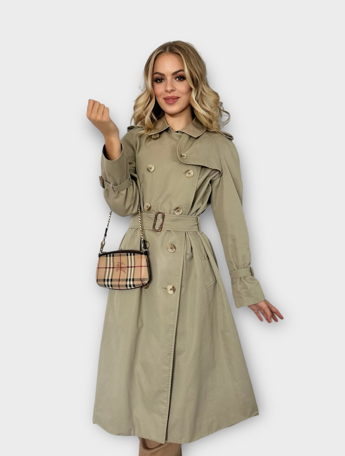 Burberry vintage Trench-coat modèle “the Waterloo ” Beige | T.S