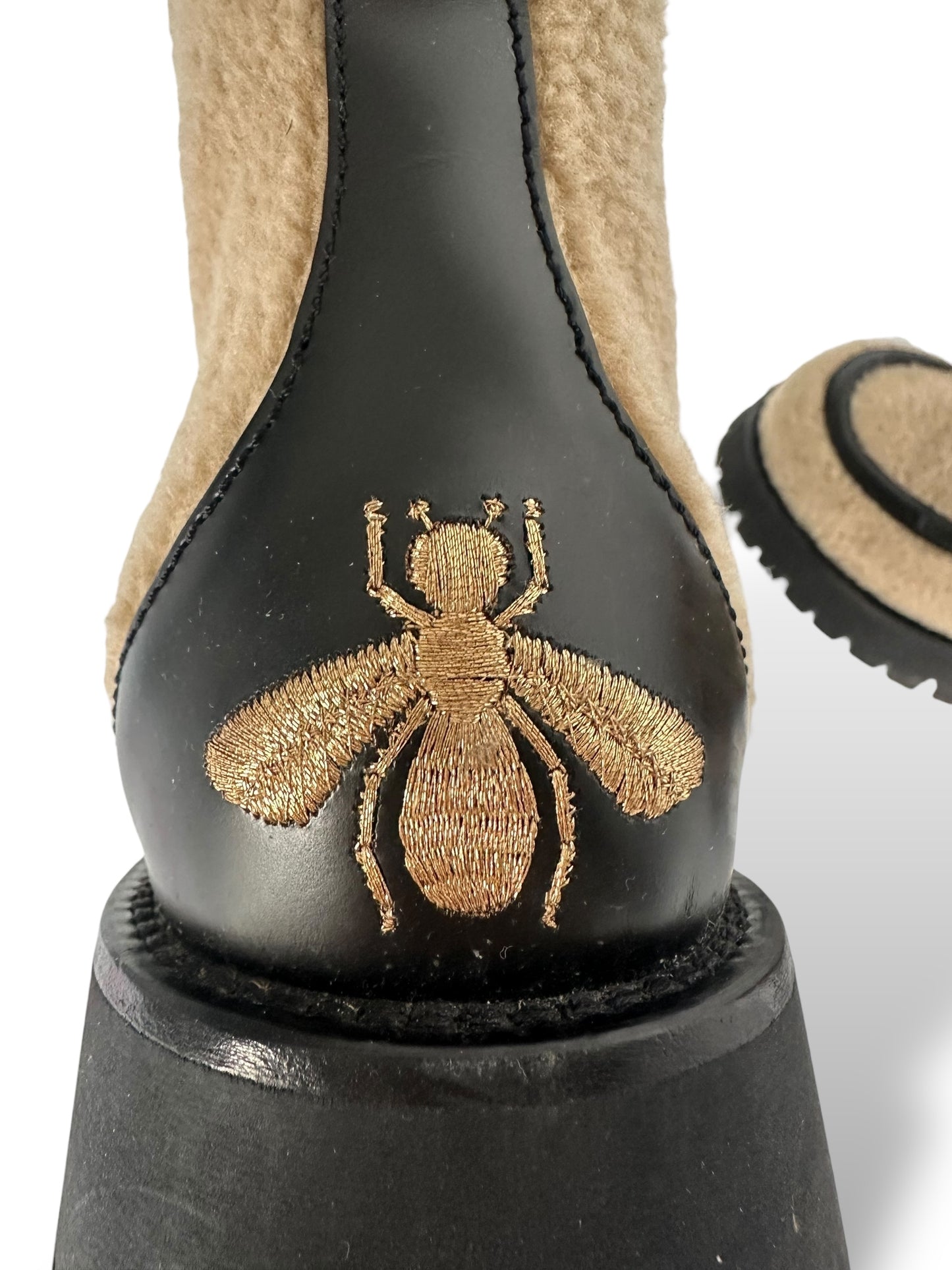 Gucci - Bottes en laine beige ( style fourrure mouton ) Mors | T.40