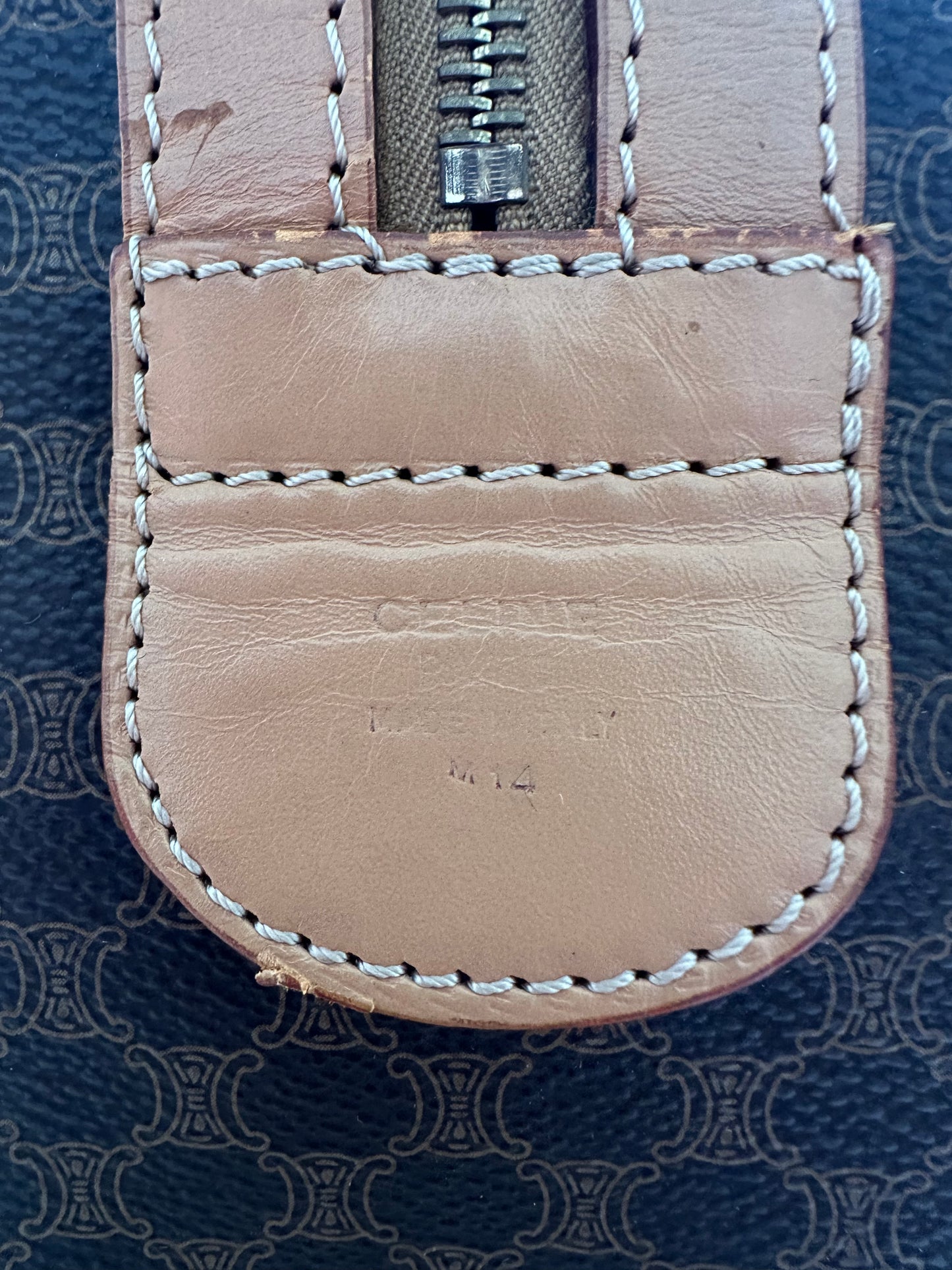 CELINE - Sac de voyage 45 toile macadam vintage