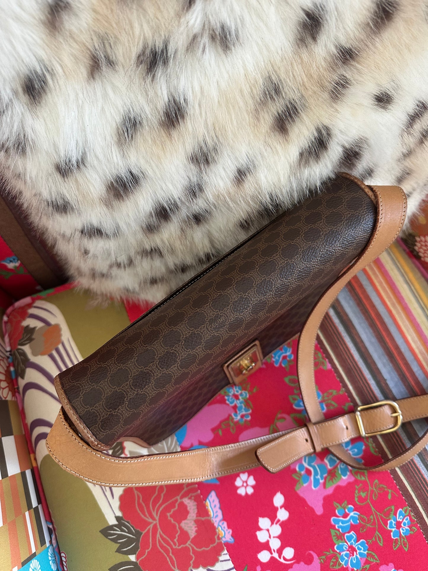 Celine - Sac bandoulière toile macadam