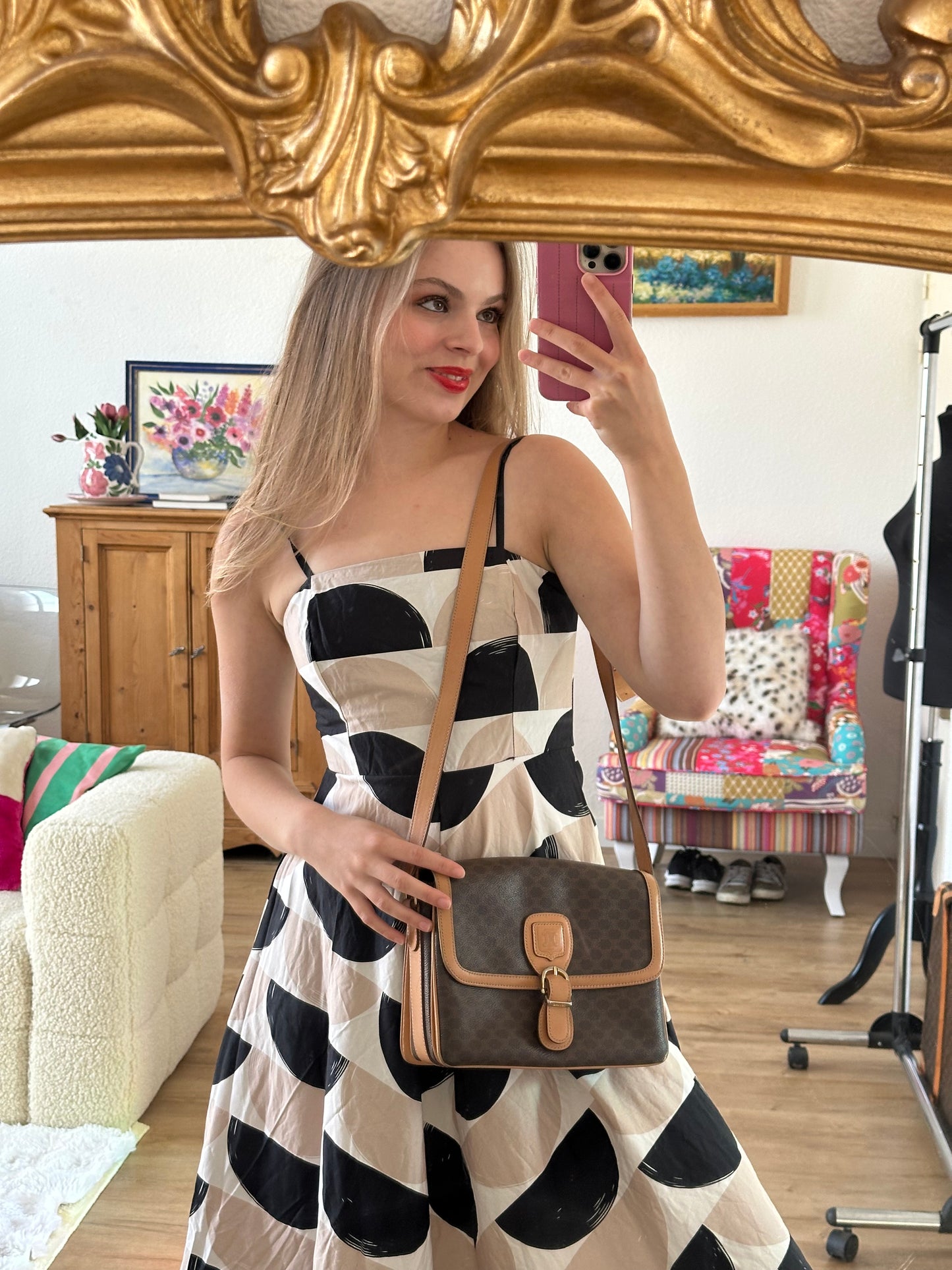 Céline - Sac triomphe toile macadam