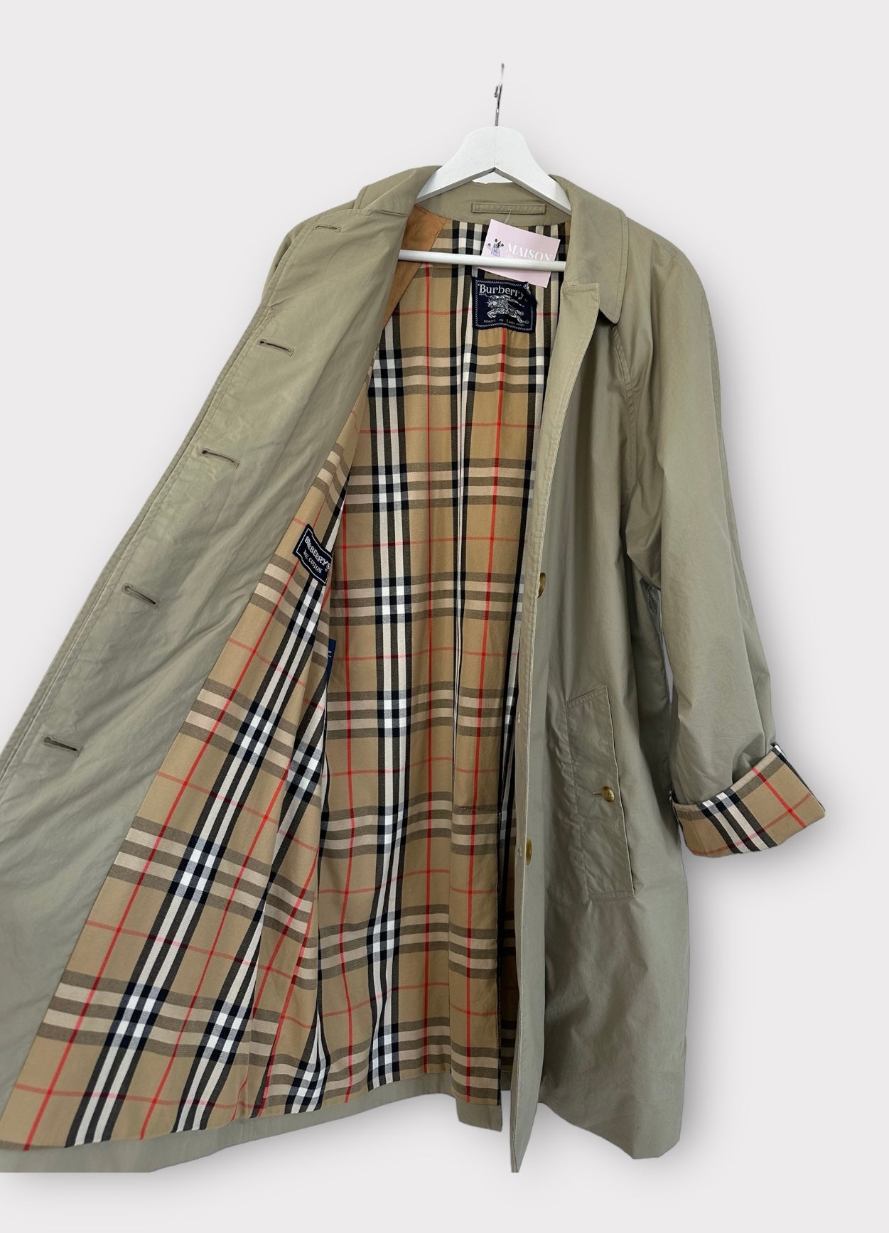 Trench-coat Burberry modèle “ Markfield  ” vintage/ T.M