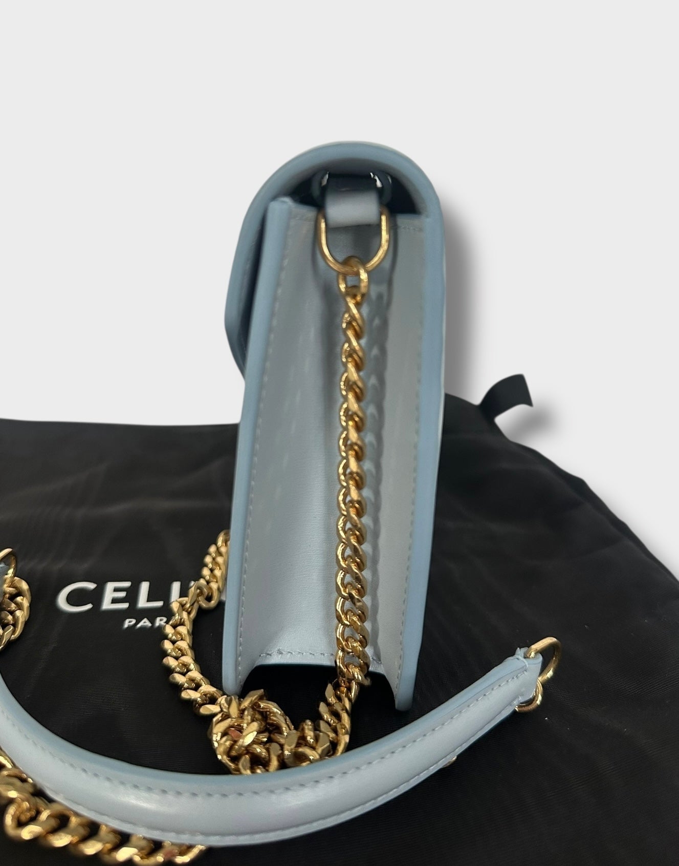Céline - sac Triomphe Wallet on chain «  Margo »