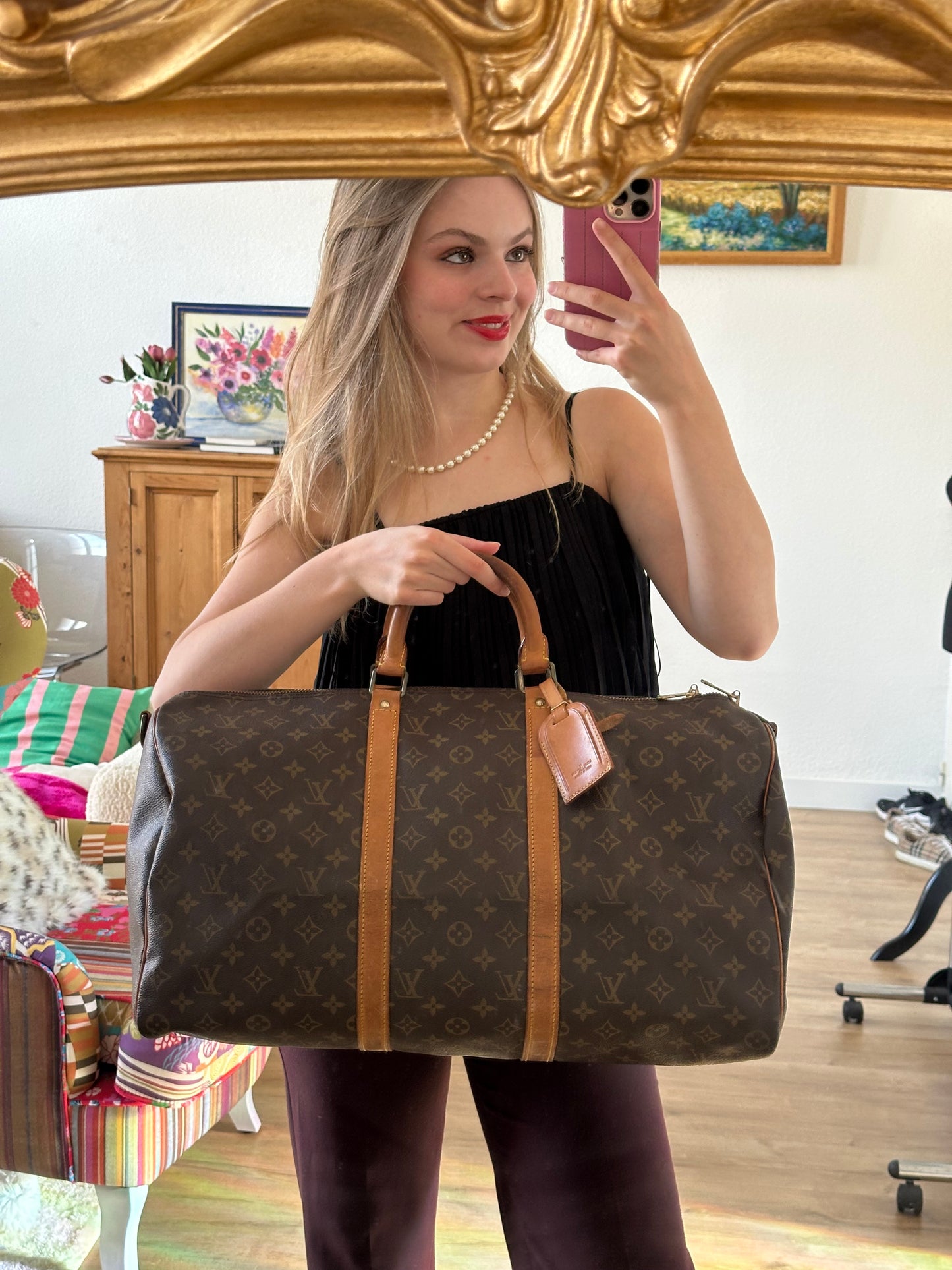 Louis Vuitton - Keepall 50 Monogram bandoulière