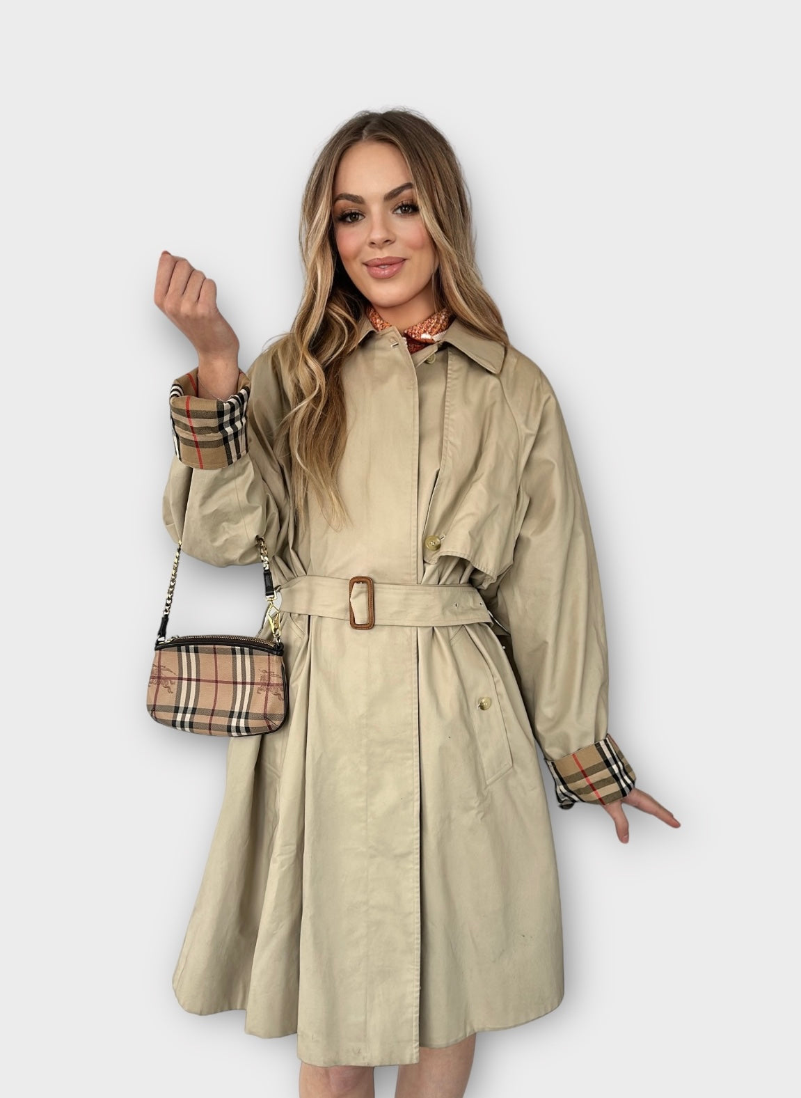 Trench-coat Burberry modèle “ Markfield ” vintage