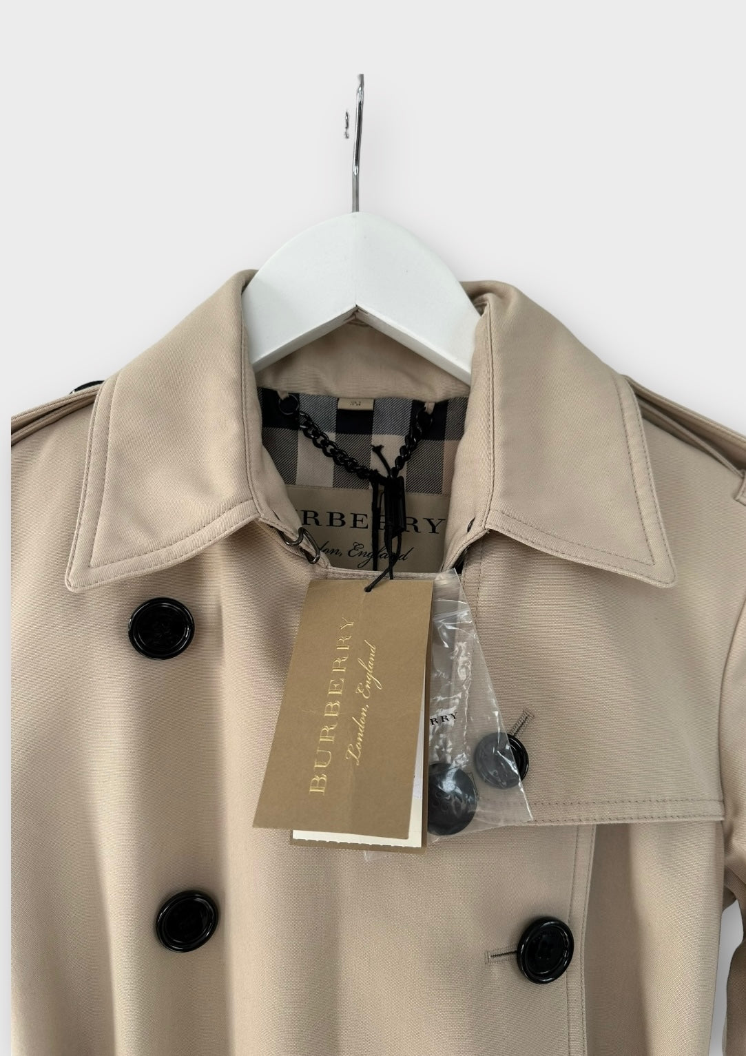 Trench-coat Burberry modèle “ the Chelsea ”/ T.XS