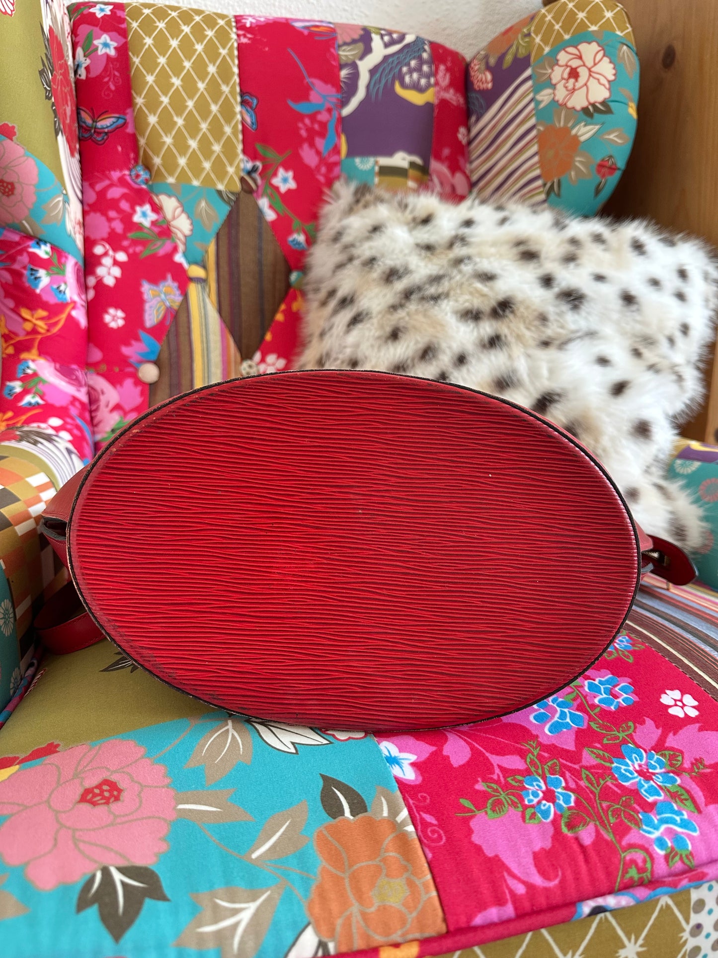 Louis Vuitton - Saint-Jacques cuir épis rouge vintage