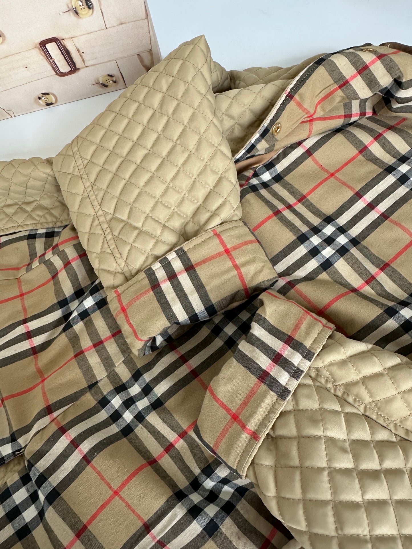 BURBERRY vintage Veste matelassé beige | T.M