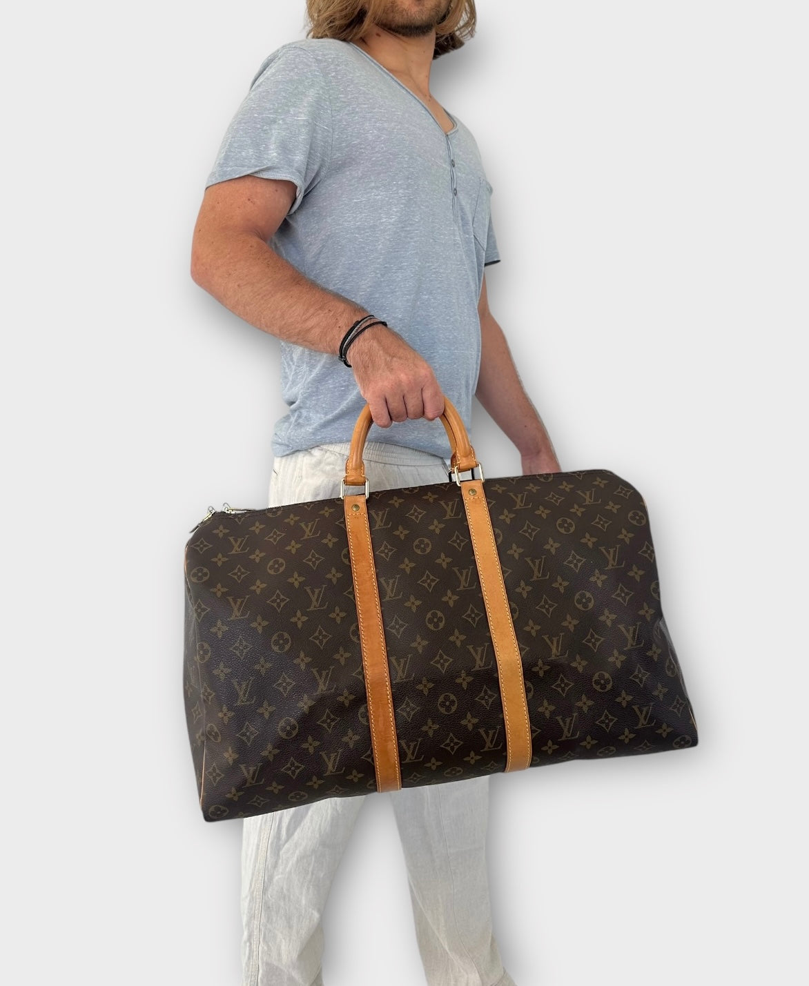 Louis Vuitton Sac Keepall 50 Monogram vintage