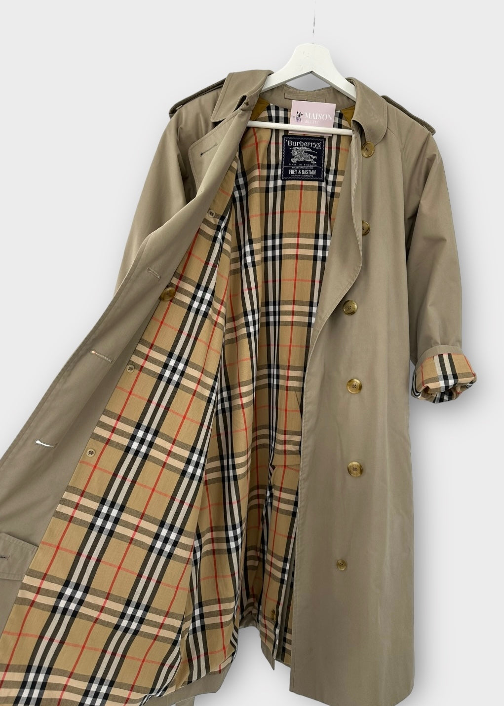 Trench-coat Burberry modèle “the Waterloo ” vintage/ T.M