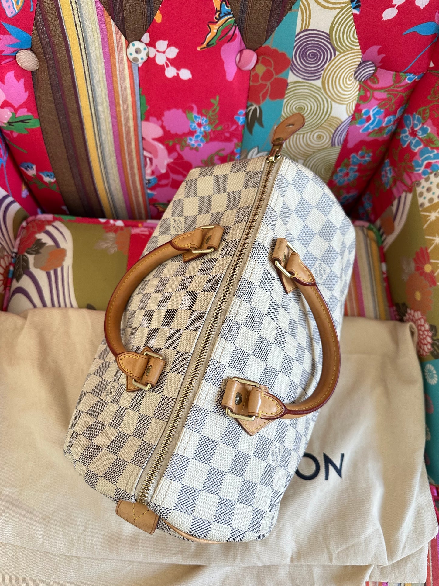 Louis Vuitton - Speedy 30 Damier Azur