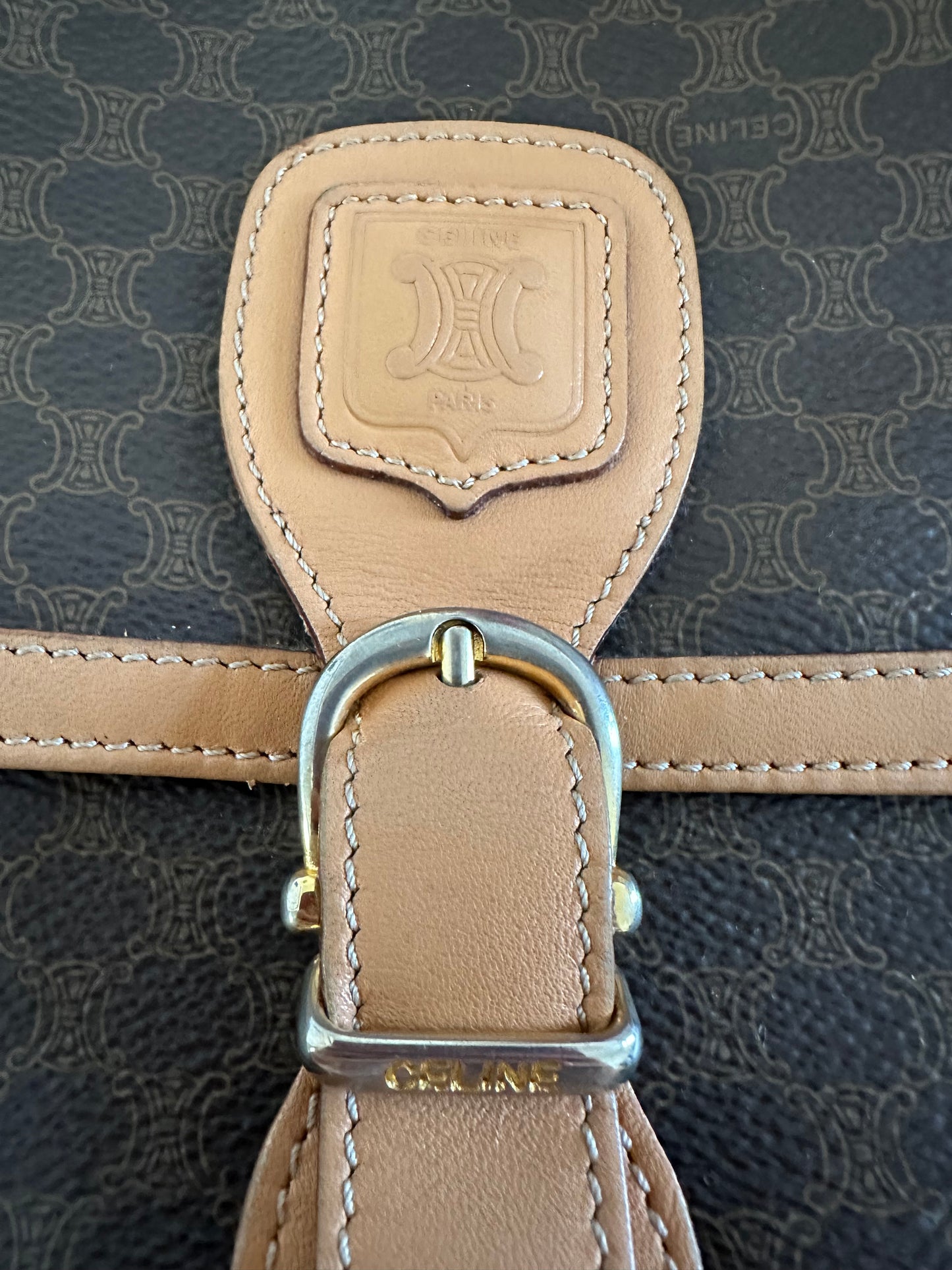 Céline - Sac triomphe toile macadam