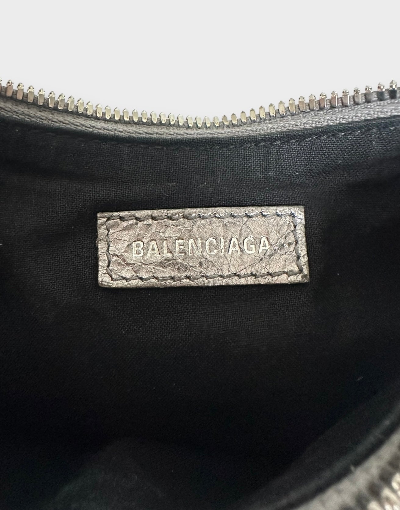 Balenciaga – Sac « Le cagole » XS argenté