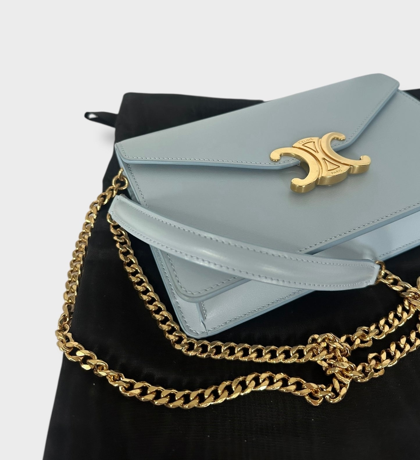 Céline - sac Triomphe Wallet on chain «  Margo »