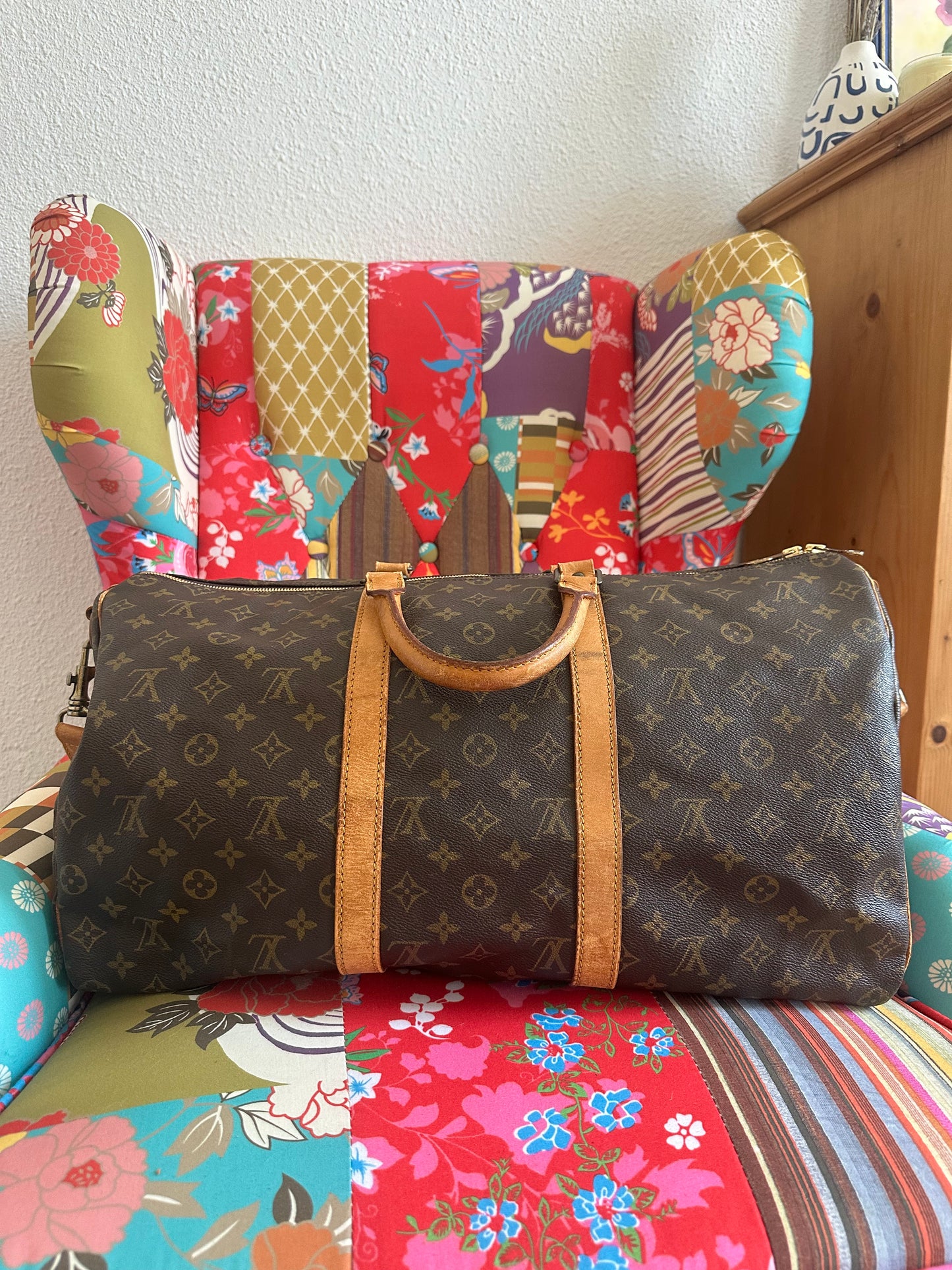 Louis Vuitton Keepall 50 bandoulière Monogram