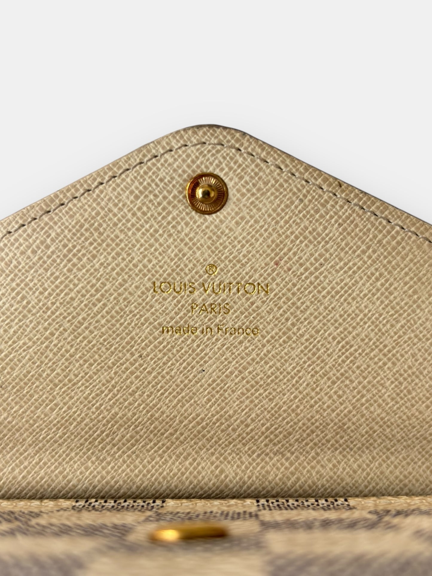 Louis Vuitton – Portefeuille Sarah Damier Azur