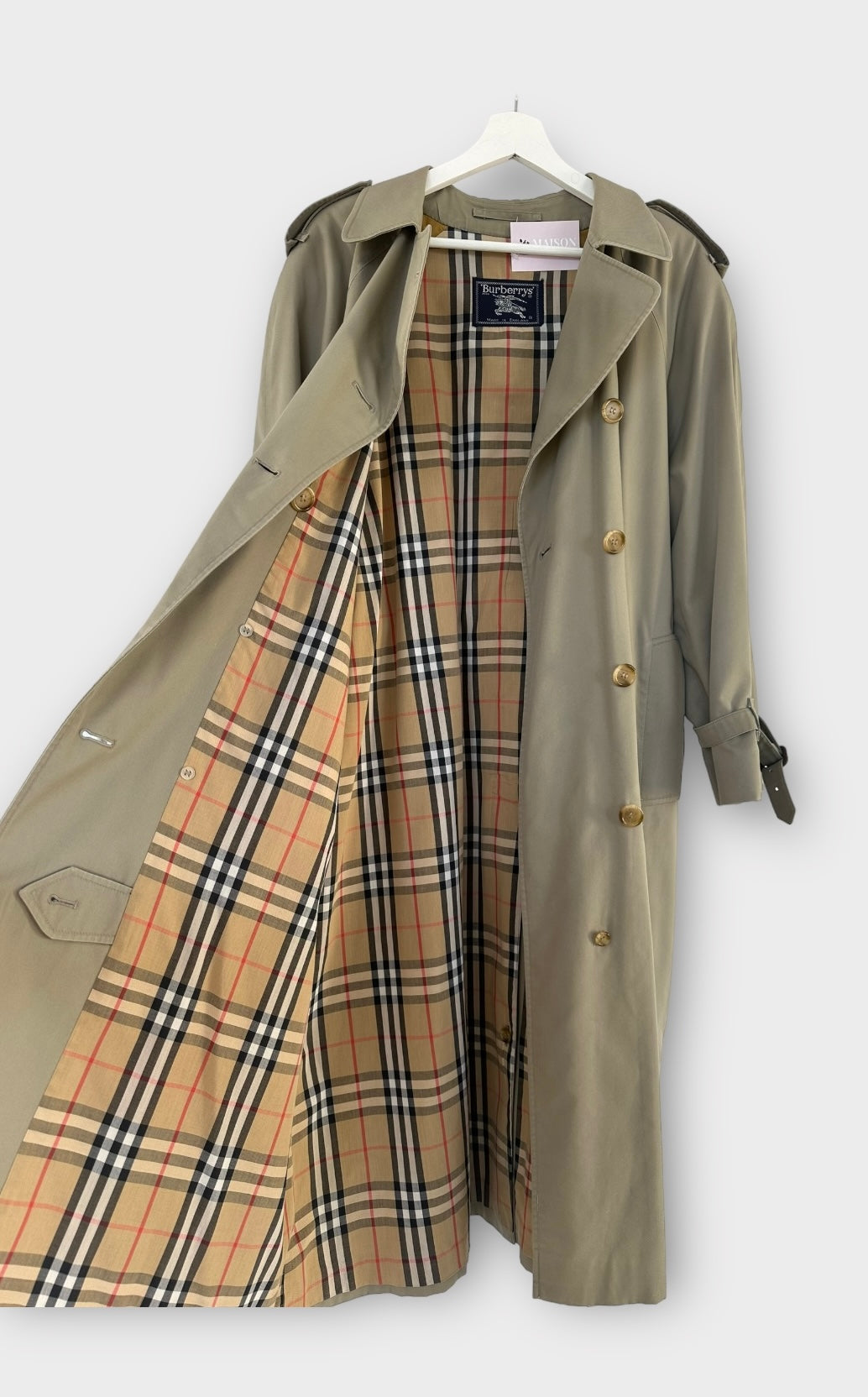 Trench-coat Burberry modèle “the Waterloo ” vintage/ T.L