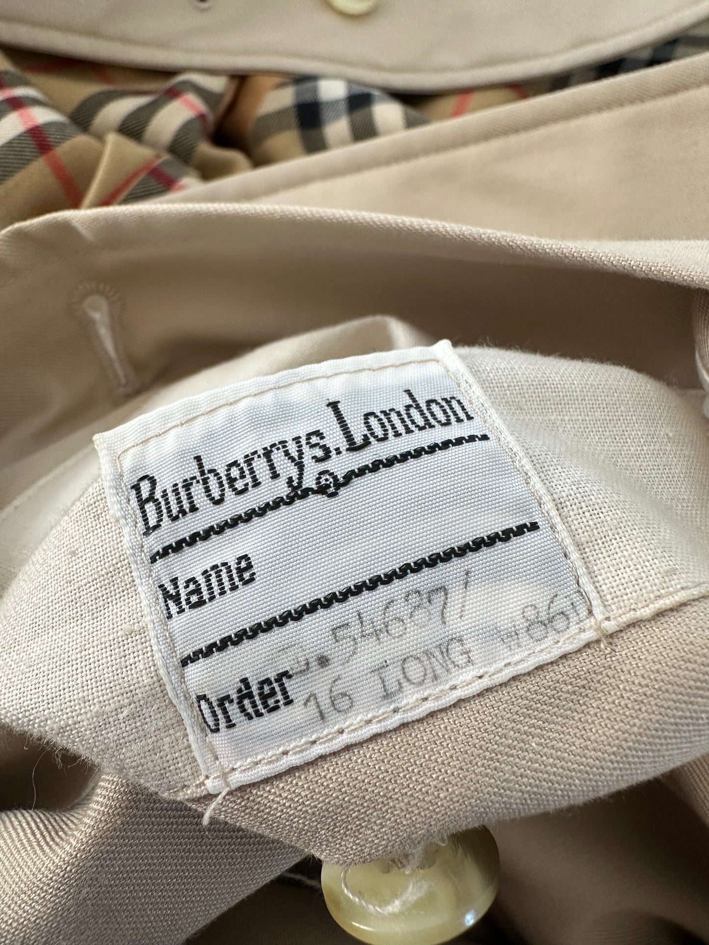 Trench-coat Burberry “the Waterloo ” beige vintage/ T.L