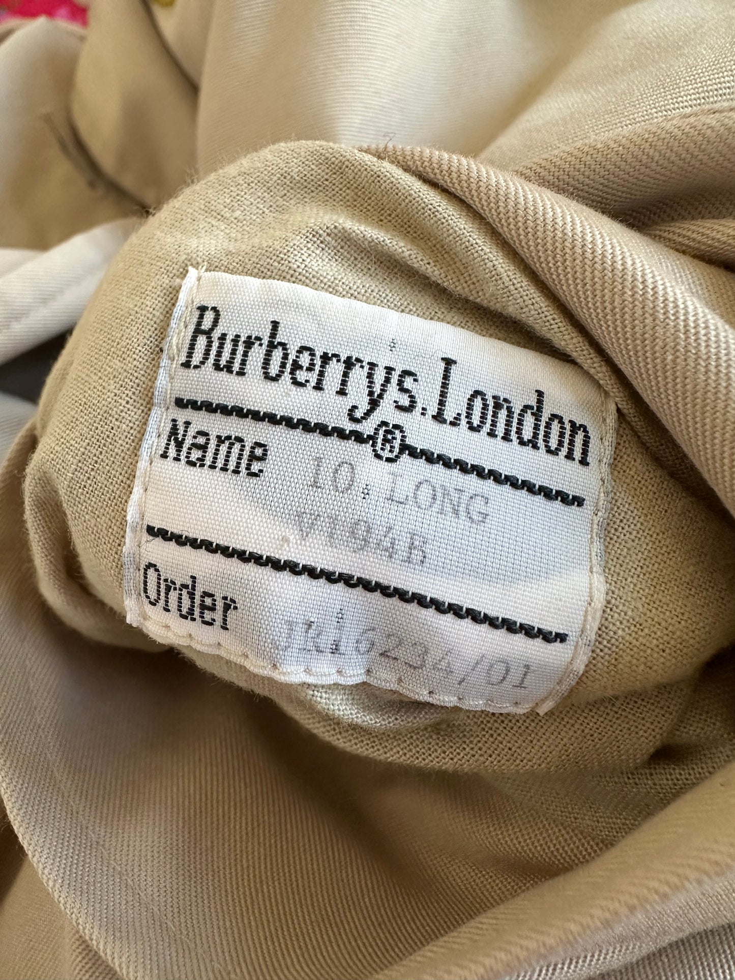 Burberry vintage – Trench-coat “The Waterloo ” beige clair | T.M