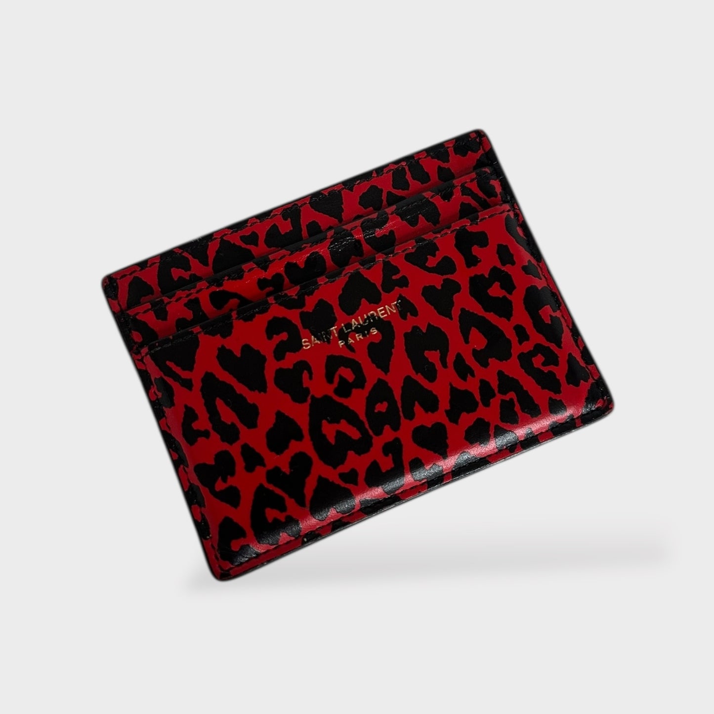 Saint Laurent - Porte-cartes édition limitée léopard