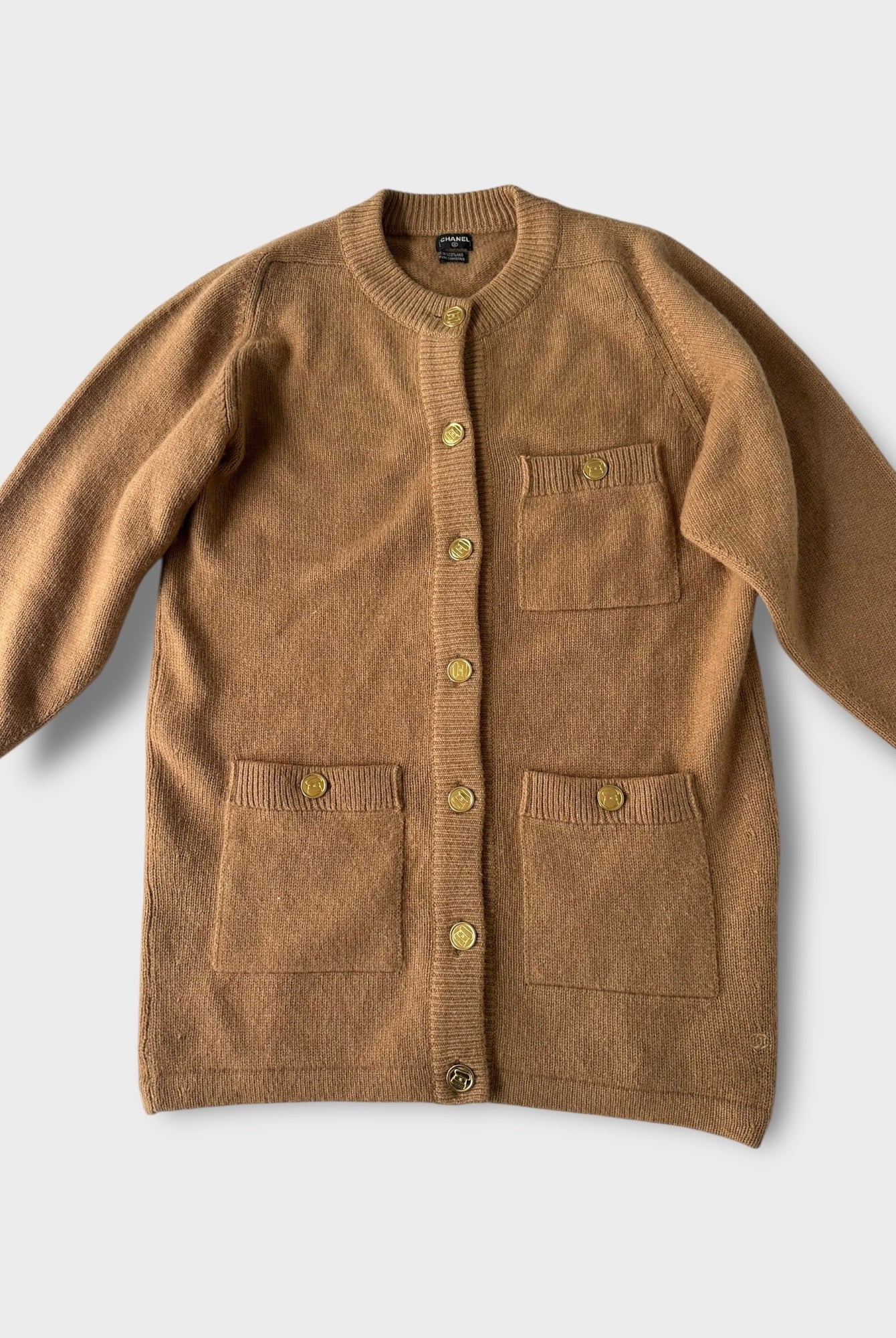 Chanel – Twin-Set ensemble marron CamelHair | T.M