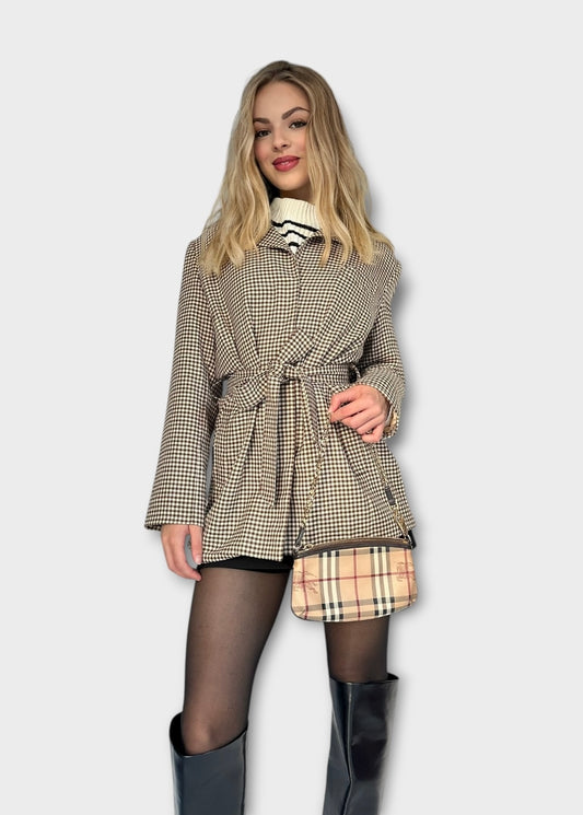 Burberry vintage - Veste pied de poule | T.M