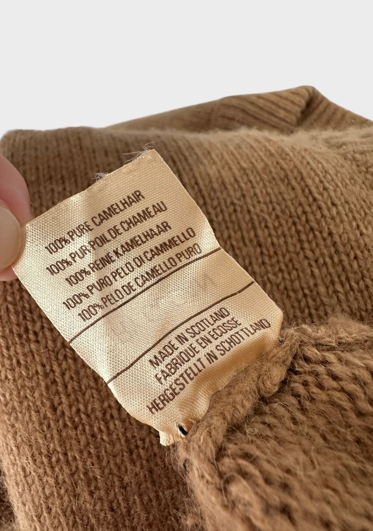 Chanel – Twin-Set ensemble marron CamelHair | T.M