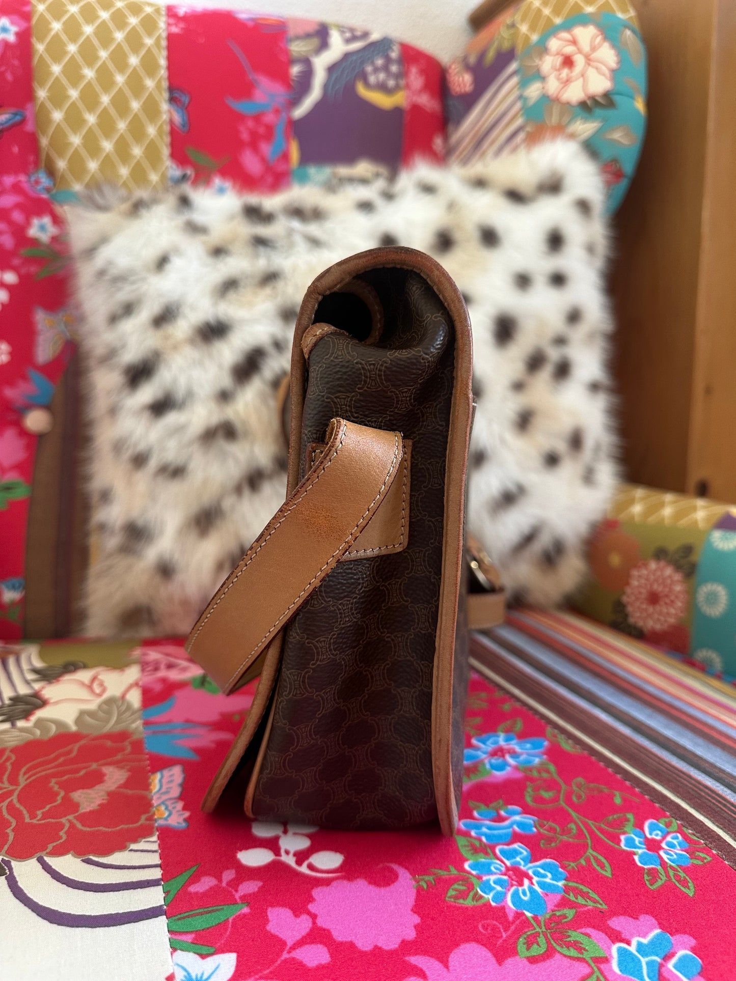 Celine - Sac bandoulière toile macadam