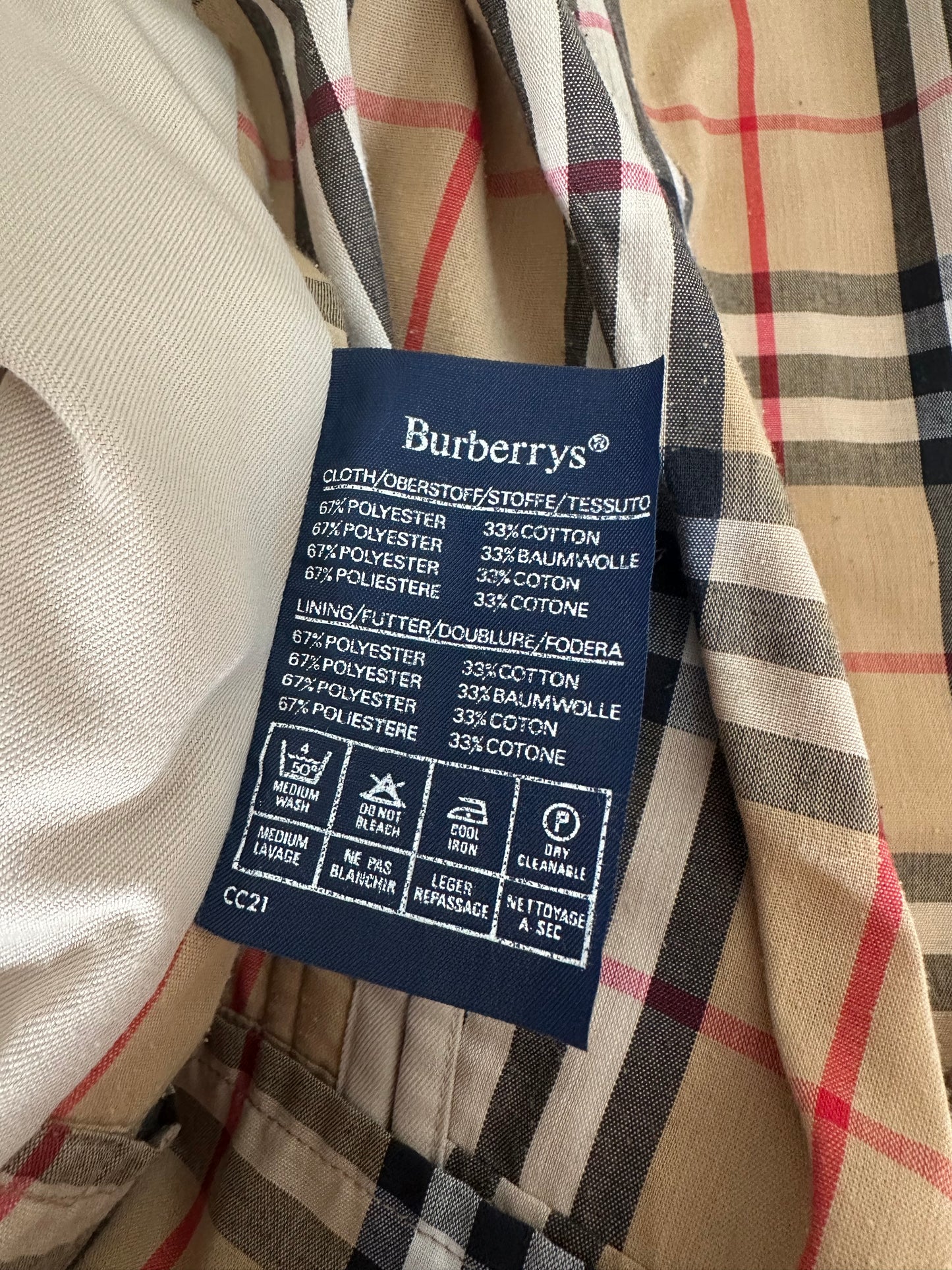 Burberry - vintage Trench-coat « Camden » beige clair | T.L