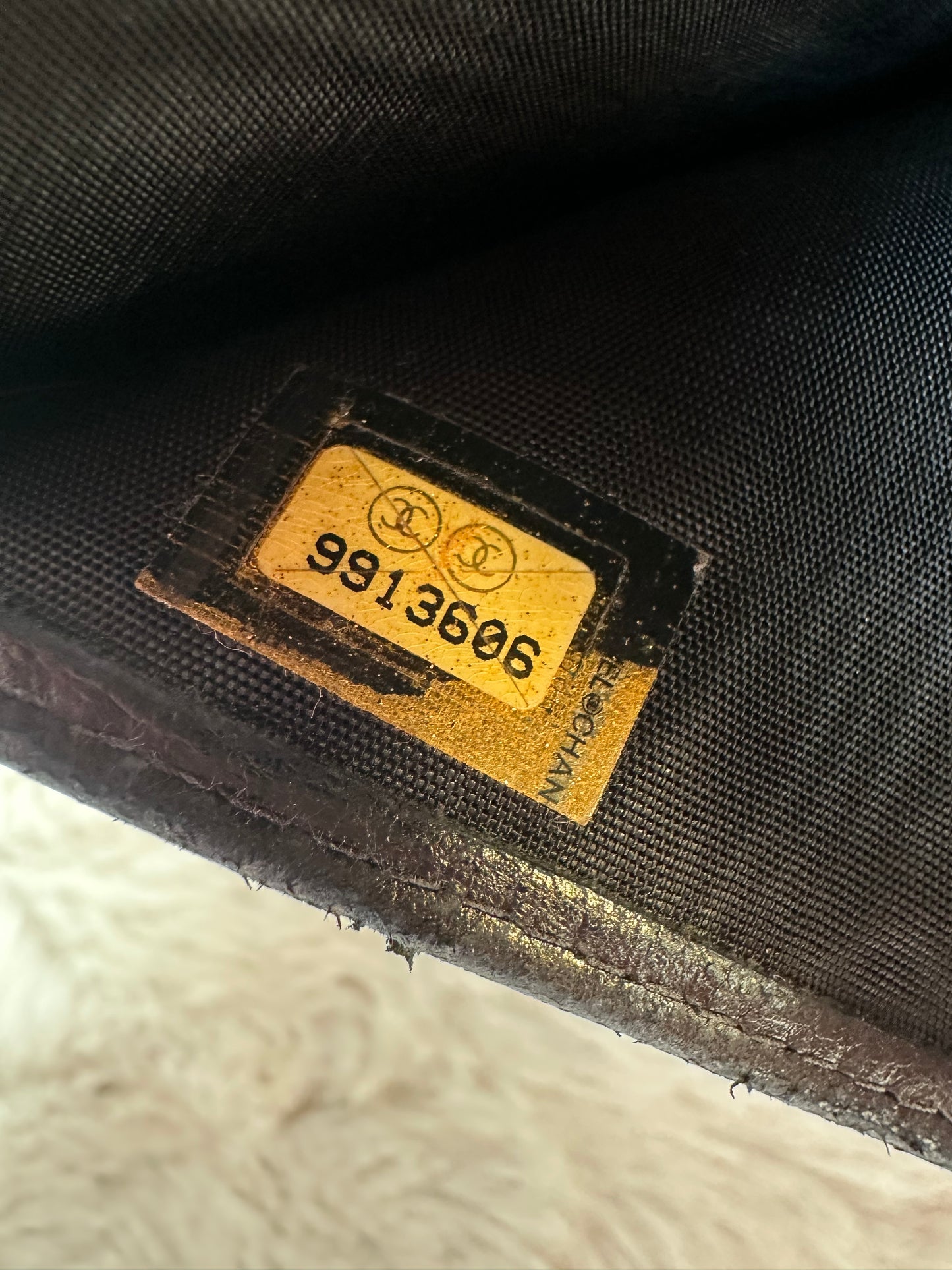 Chanel - Portefeuille long en cuir caviar noir