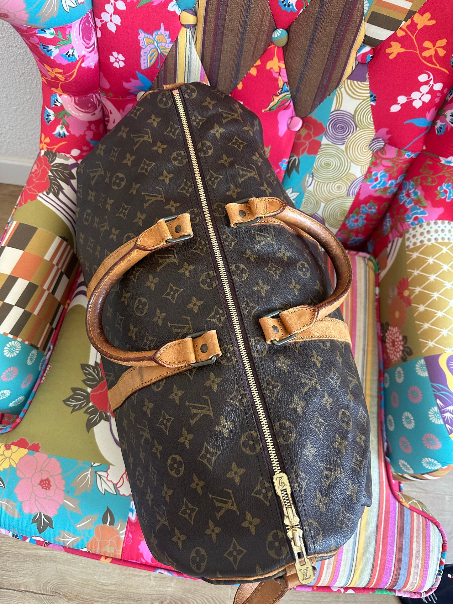 Louis Vuitton Keepall 50 bandoulière Monogram