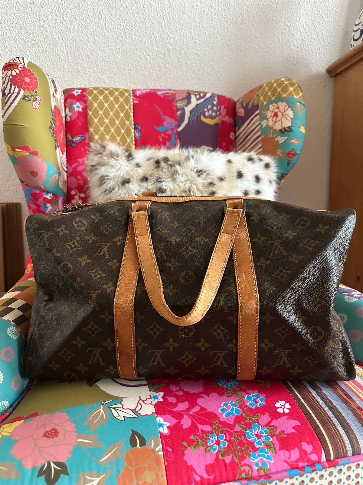 Occasion Louis Vuitton sac souple 45 Monogram