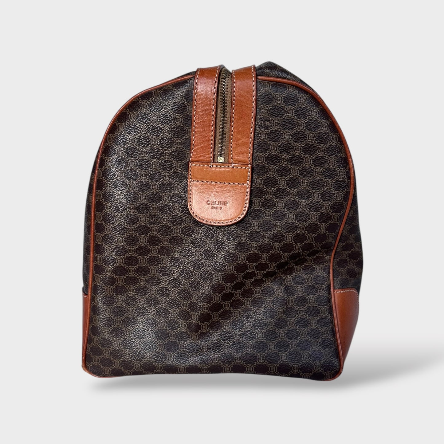 Céline - Sac de voyage 50 toile macadam vintage