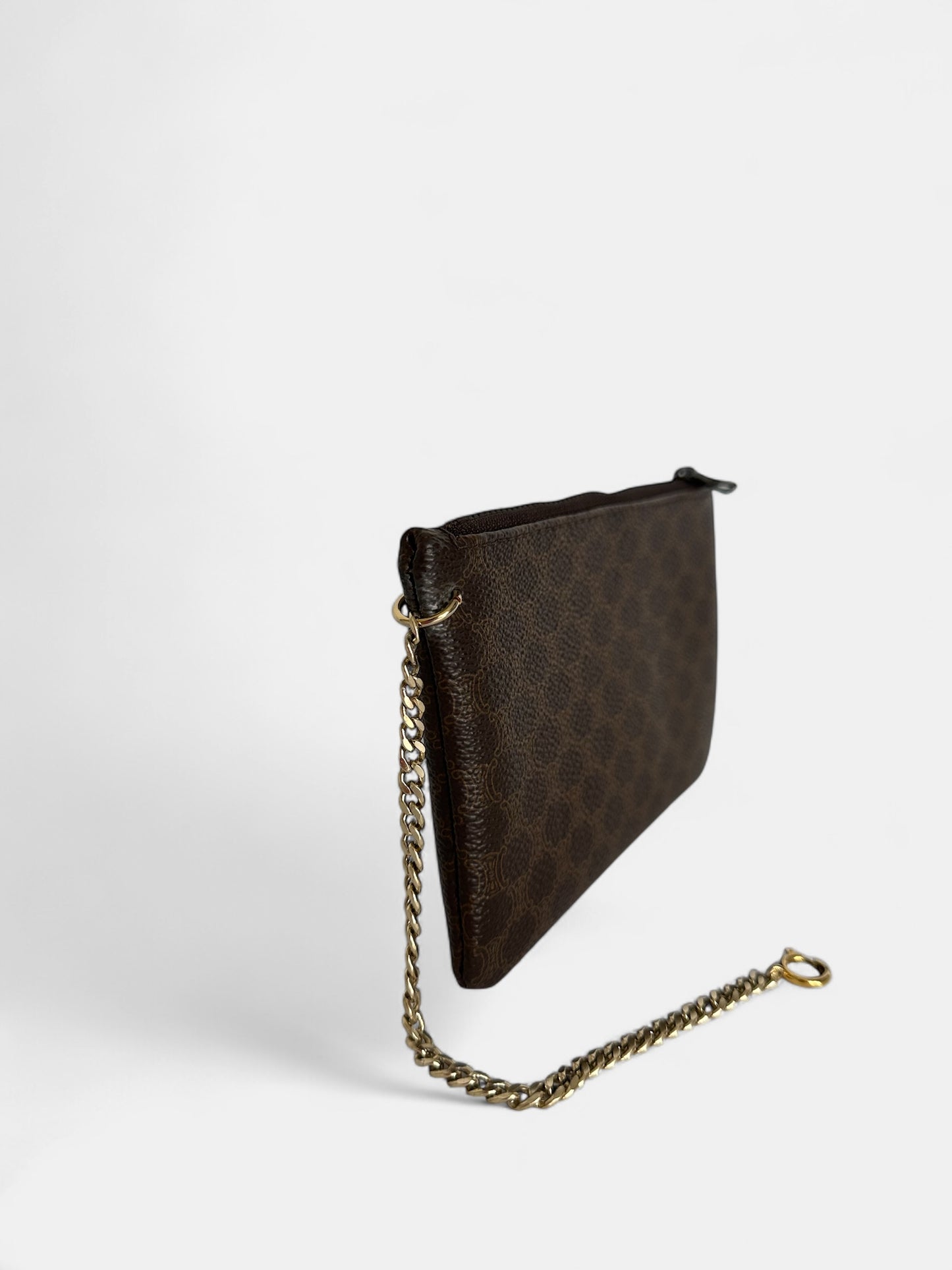 CELINE petite Pochette toile Macadam