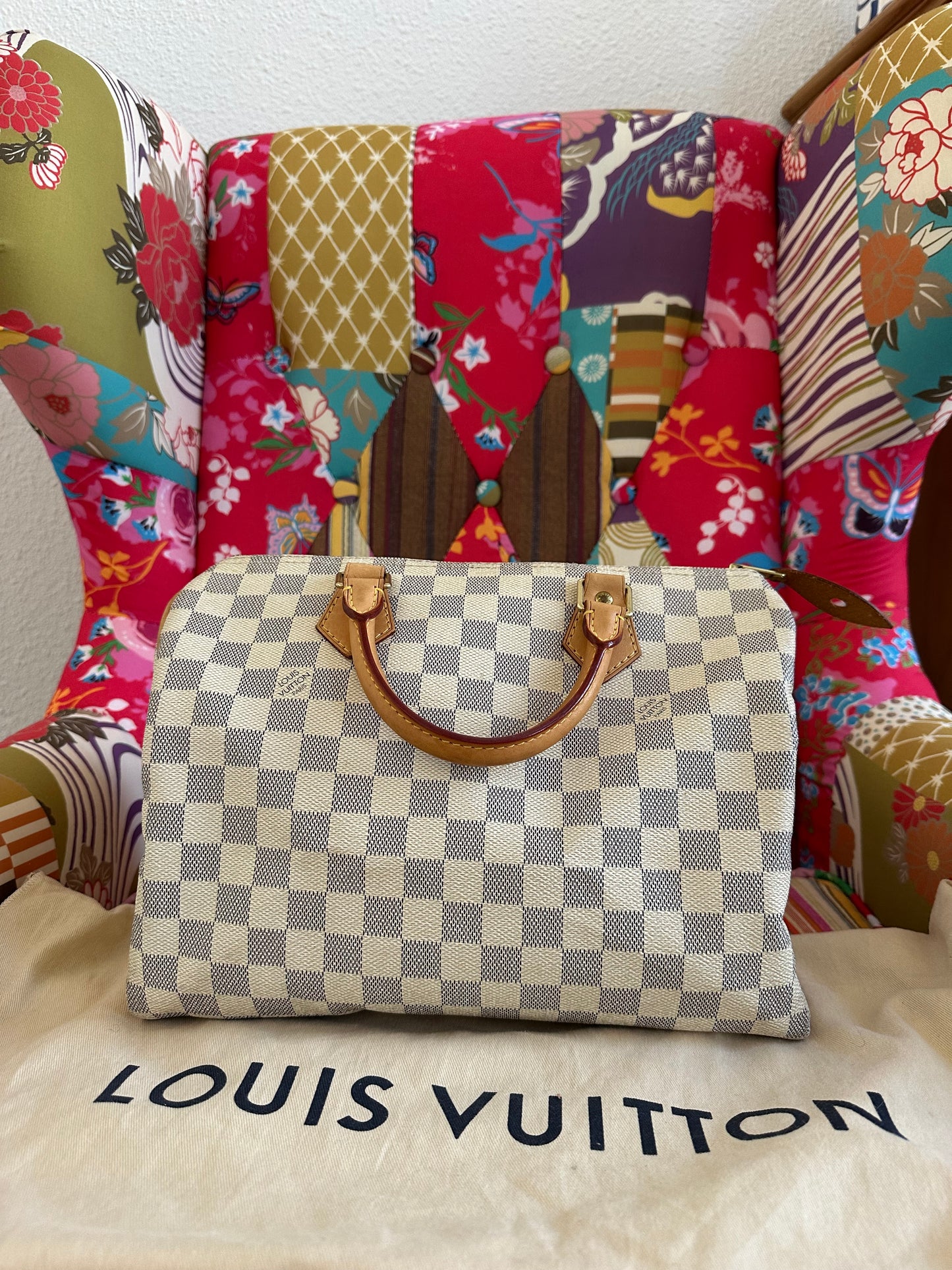 Louis Vuitton - Speedy 30 Damier Azur