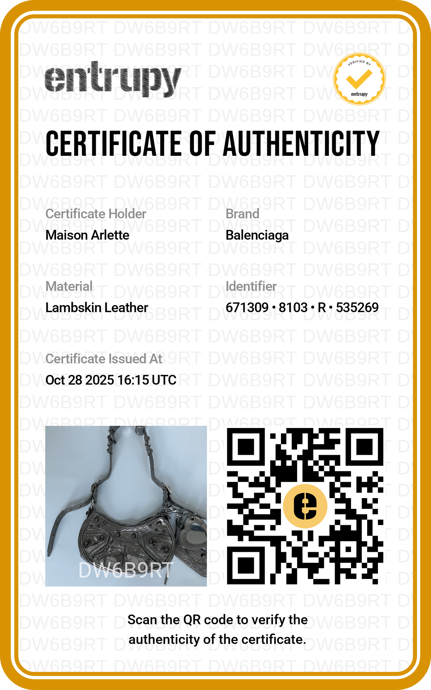 Balenciaga – Sac « Le cagole » XS argenté