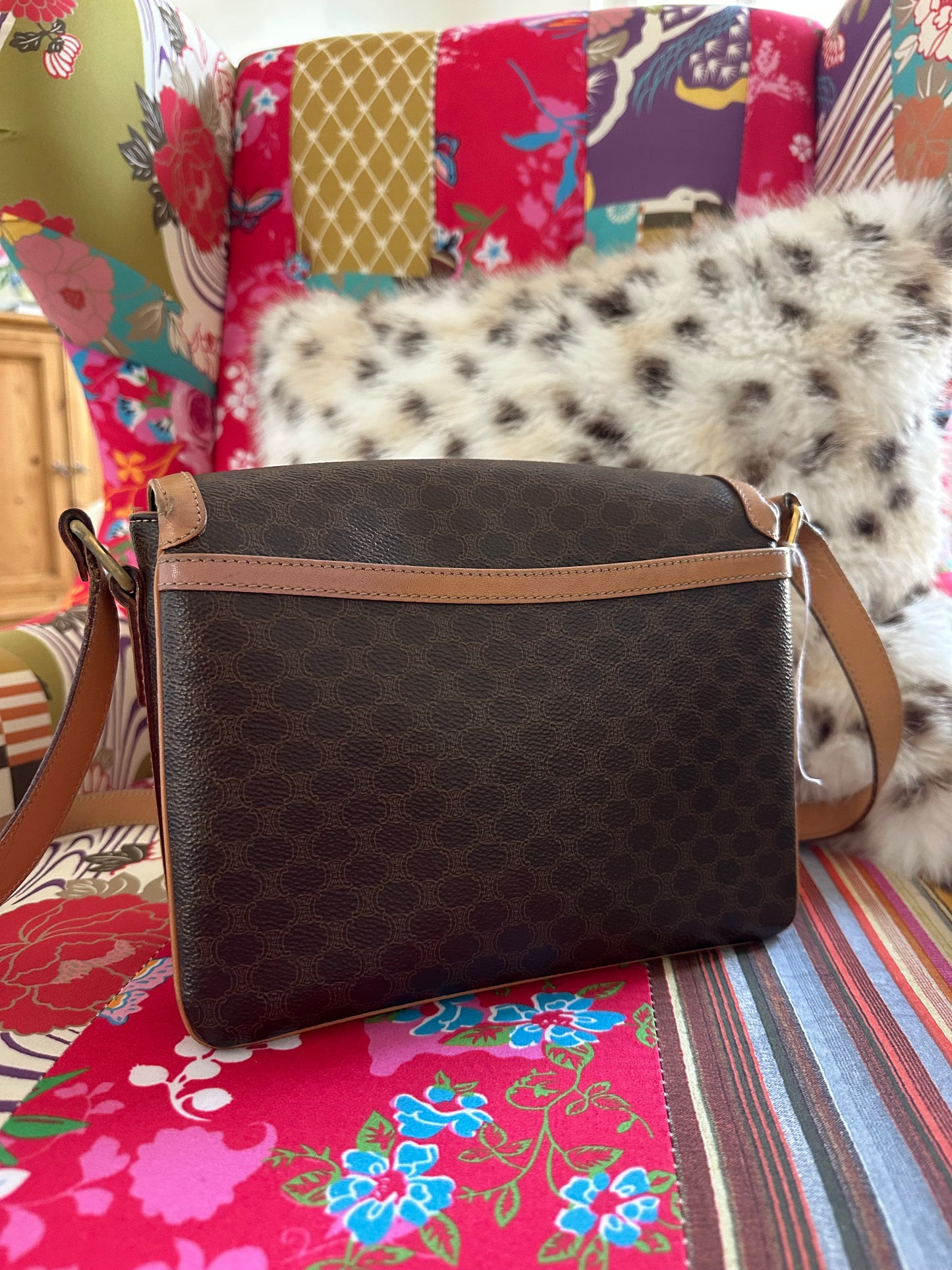 Céline - Sac triomphe toile macadam