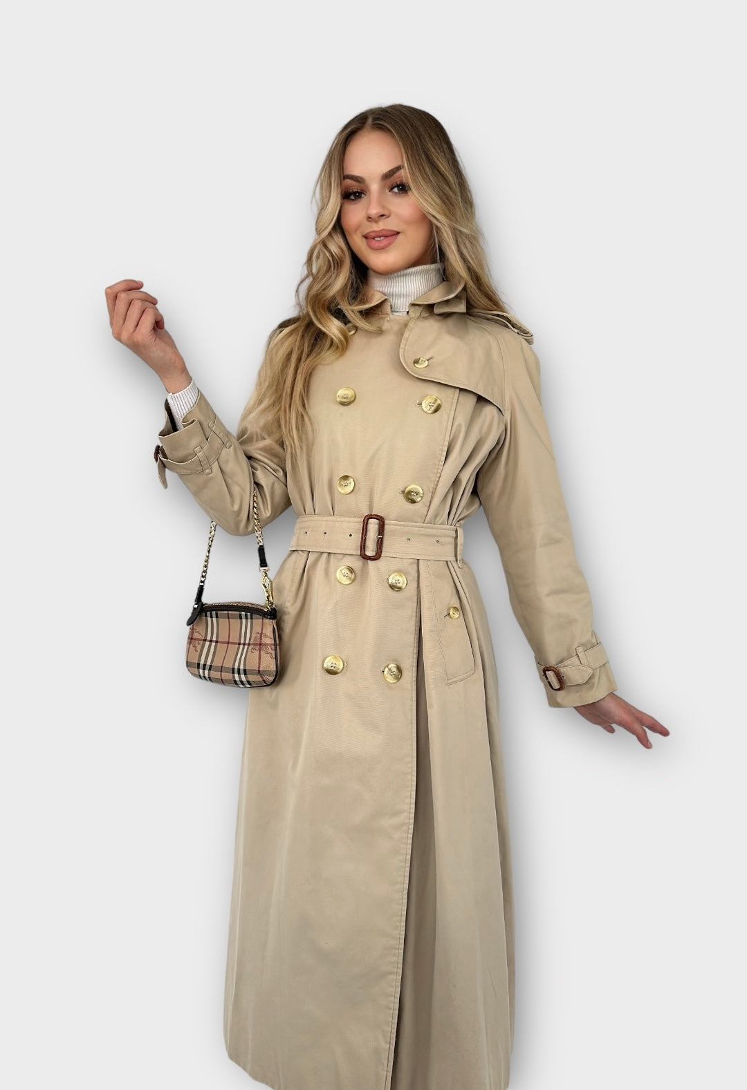 Trench-coat Burberry modèle “the Chelsea ” beige/ T.S