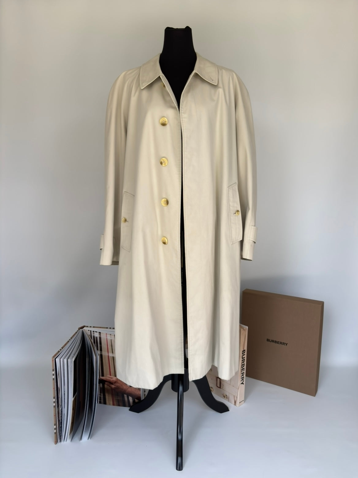 Burberry vintage – Trench-coat “ Camden ”beige clair | T.L