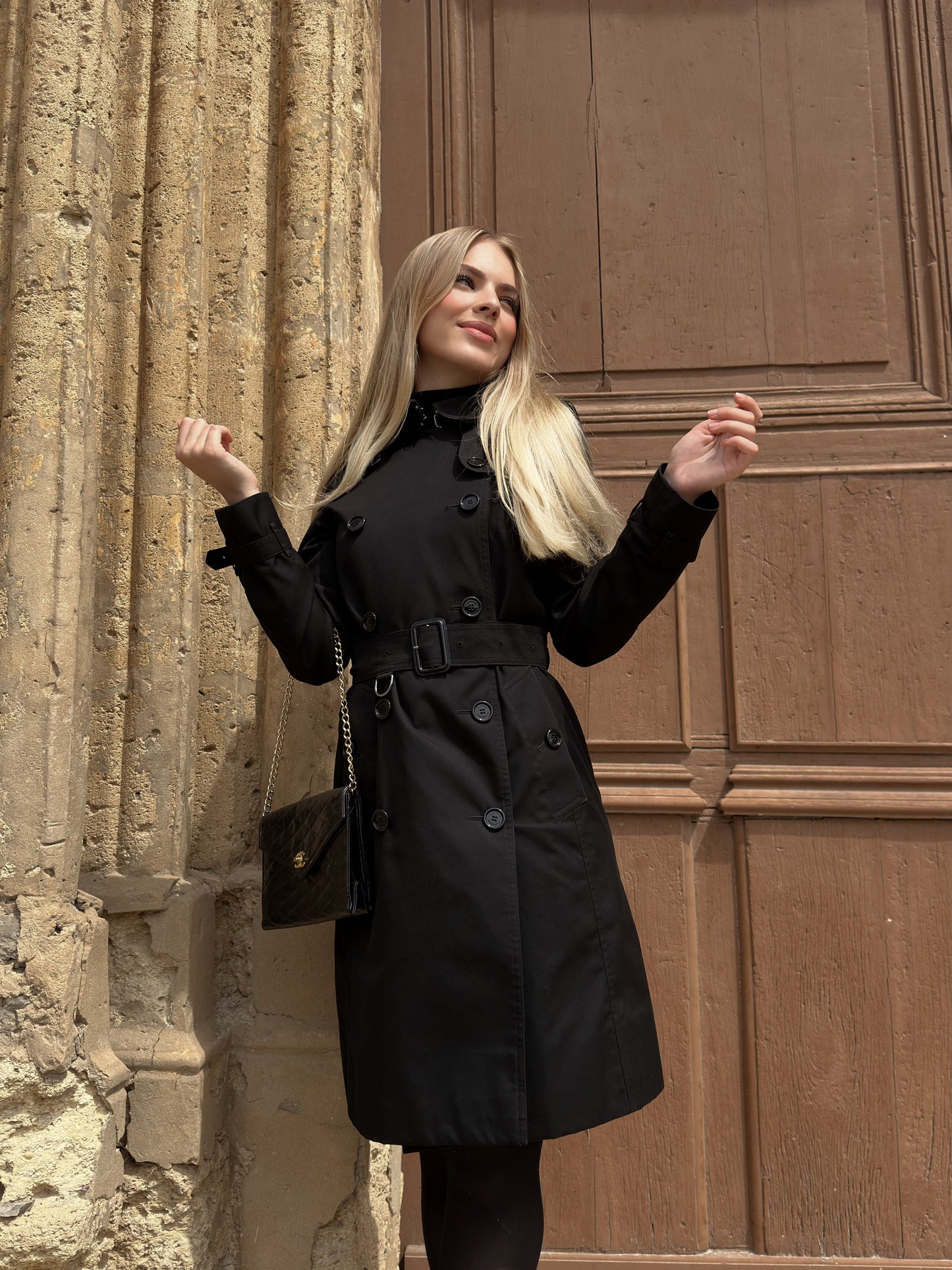 Burberry Trench-coat « the Chelsea » Noir | T.XS